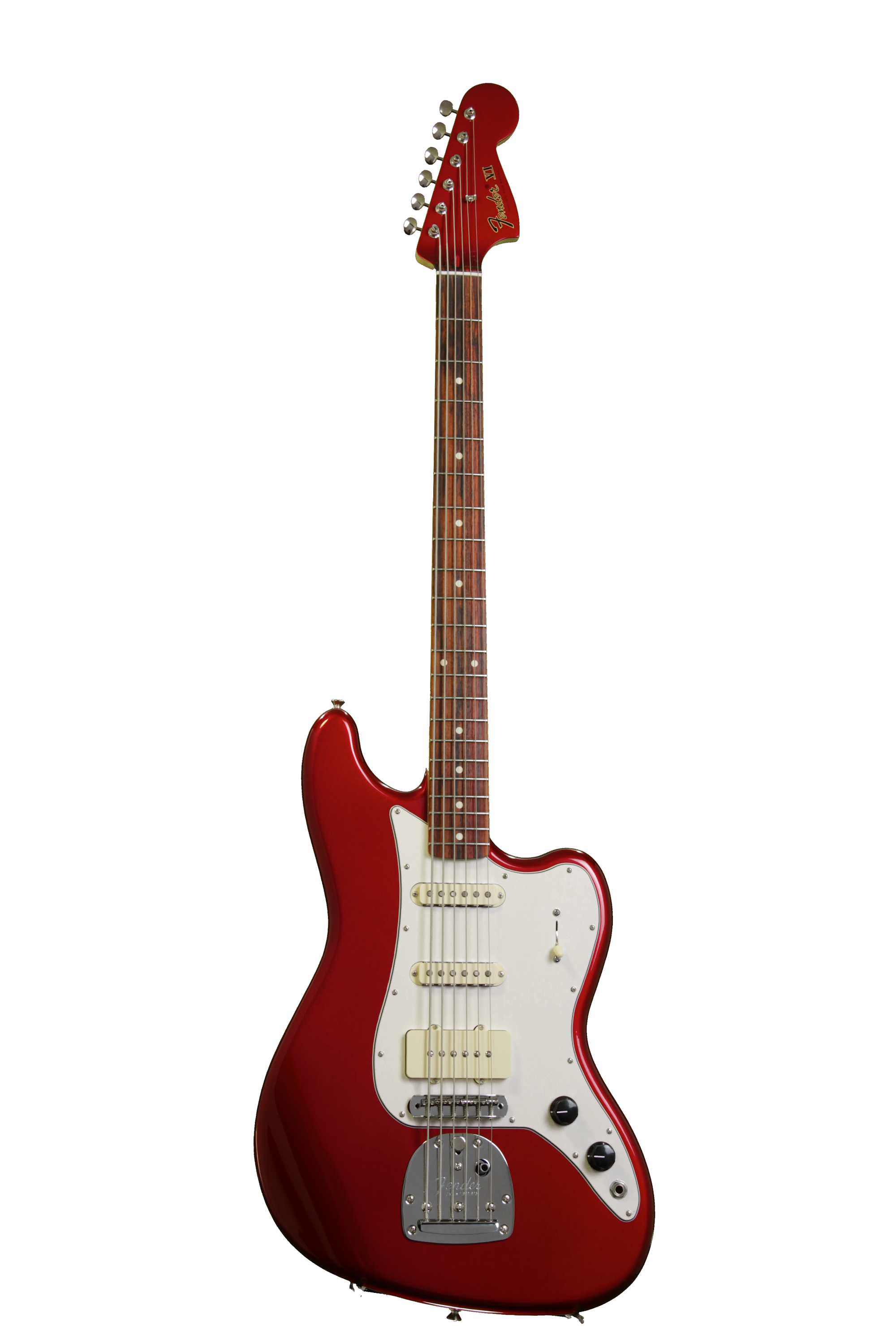 Fender Pawn Shop Bass VI - Rosewood, Candy Apple Red | Sweetwater