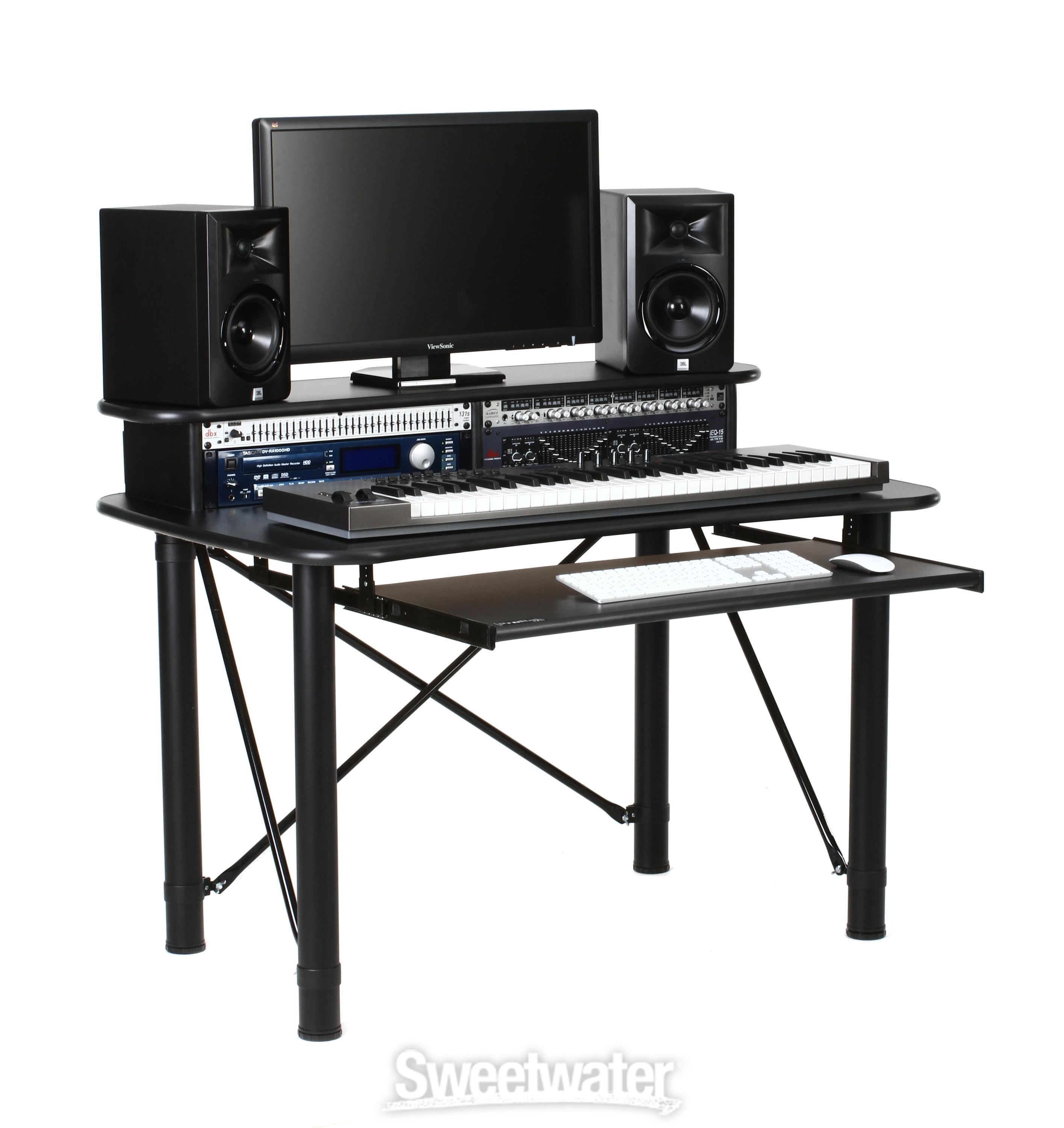 RAB Audio ProRak 48 Music Production Desk - Black | Sweetwater