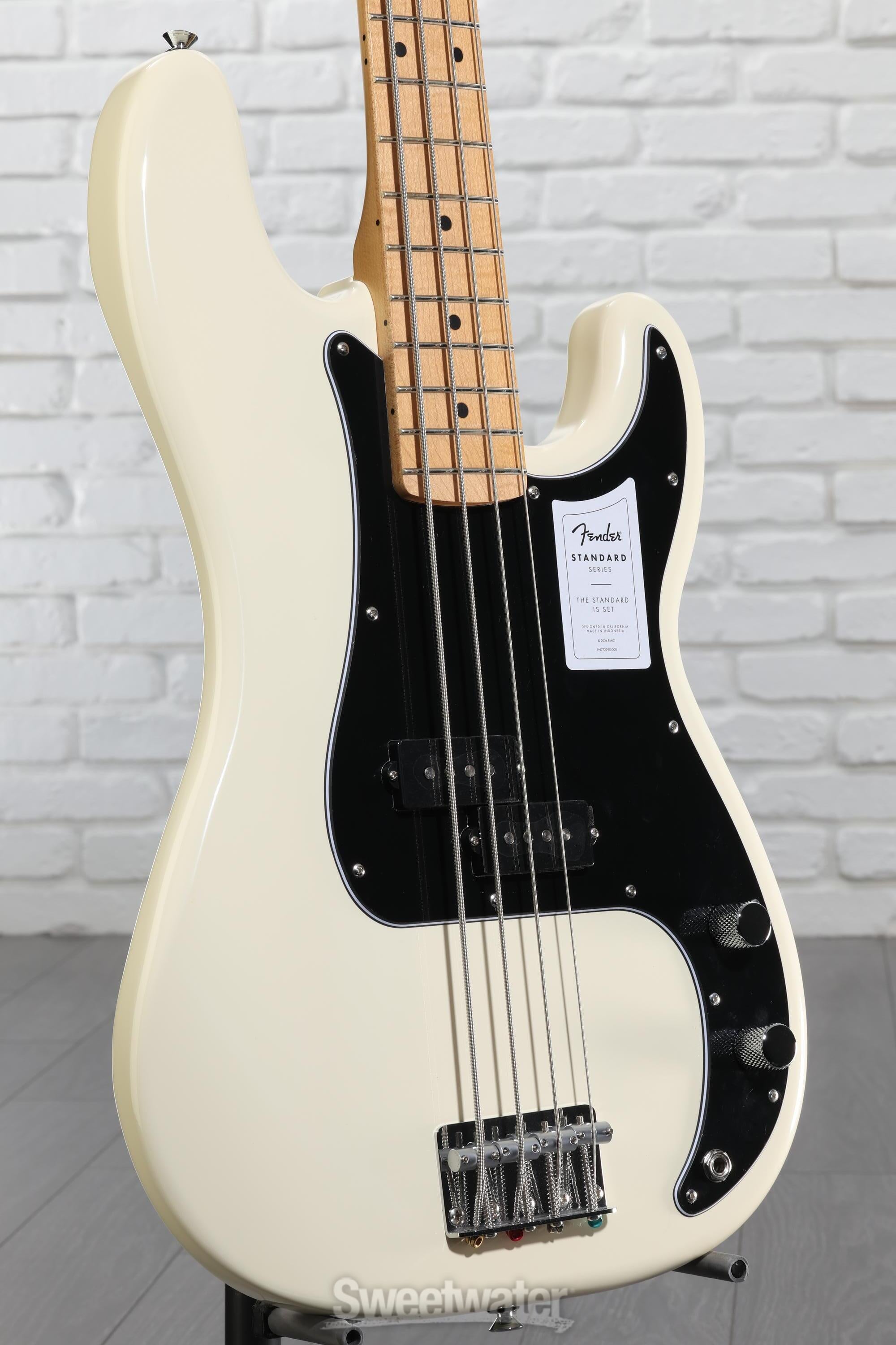 ベース Fender Standard Precision Bass Fender Standard Precision Bass - Olympic White | Sweetwater