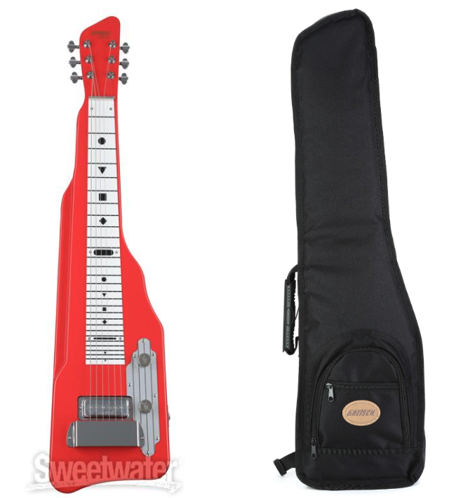 Gretsch G5700 Electromatic Lap Steel Guitar with Gig Bag Tahiti Red Sweetwater