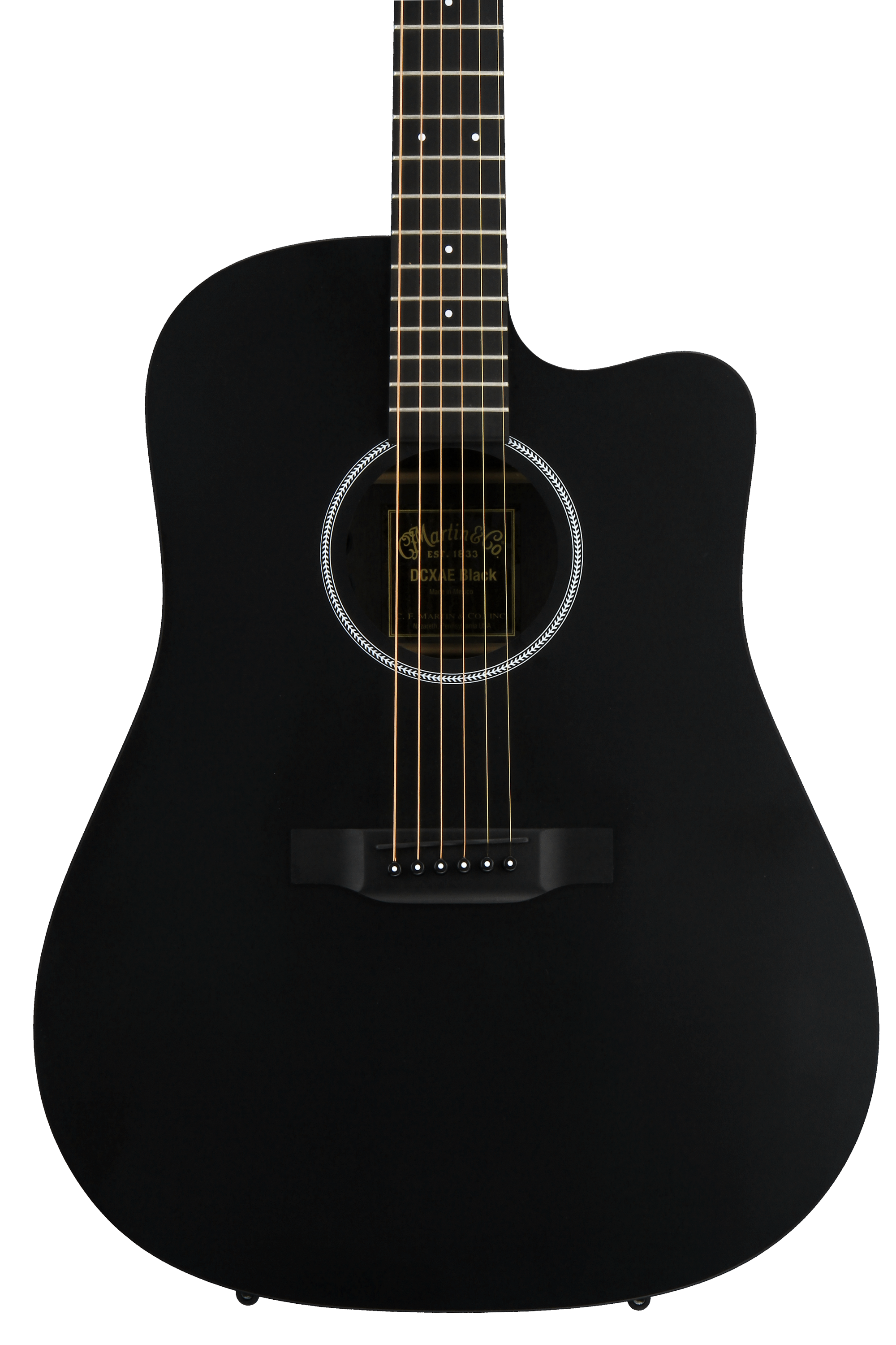 Martin DCXAE - Black | Sweetwater