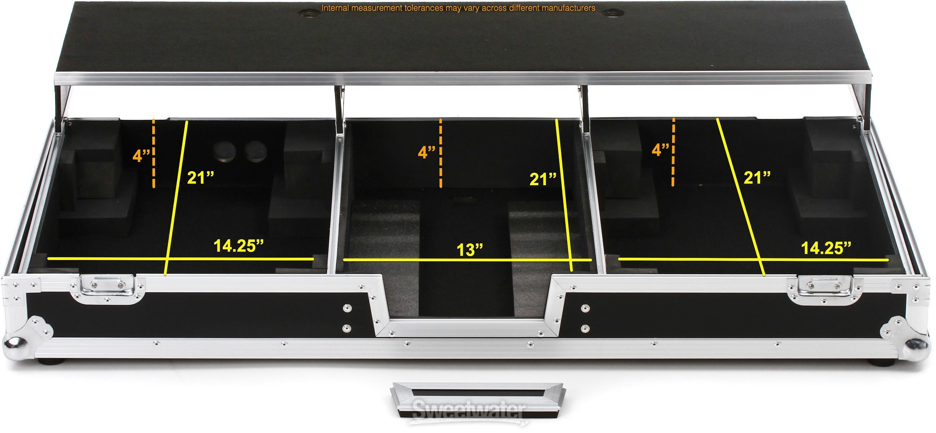 Odyssey FZGSPBM12W Universal Turntable DJ Coffin | Sweetwater