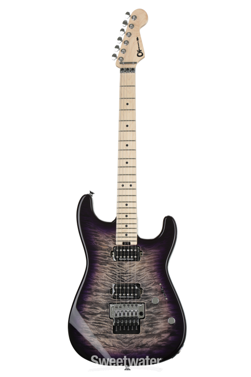 Charvel Pro Mod San Dimas Style 1 HH FR QM Purple Phaze