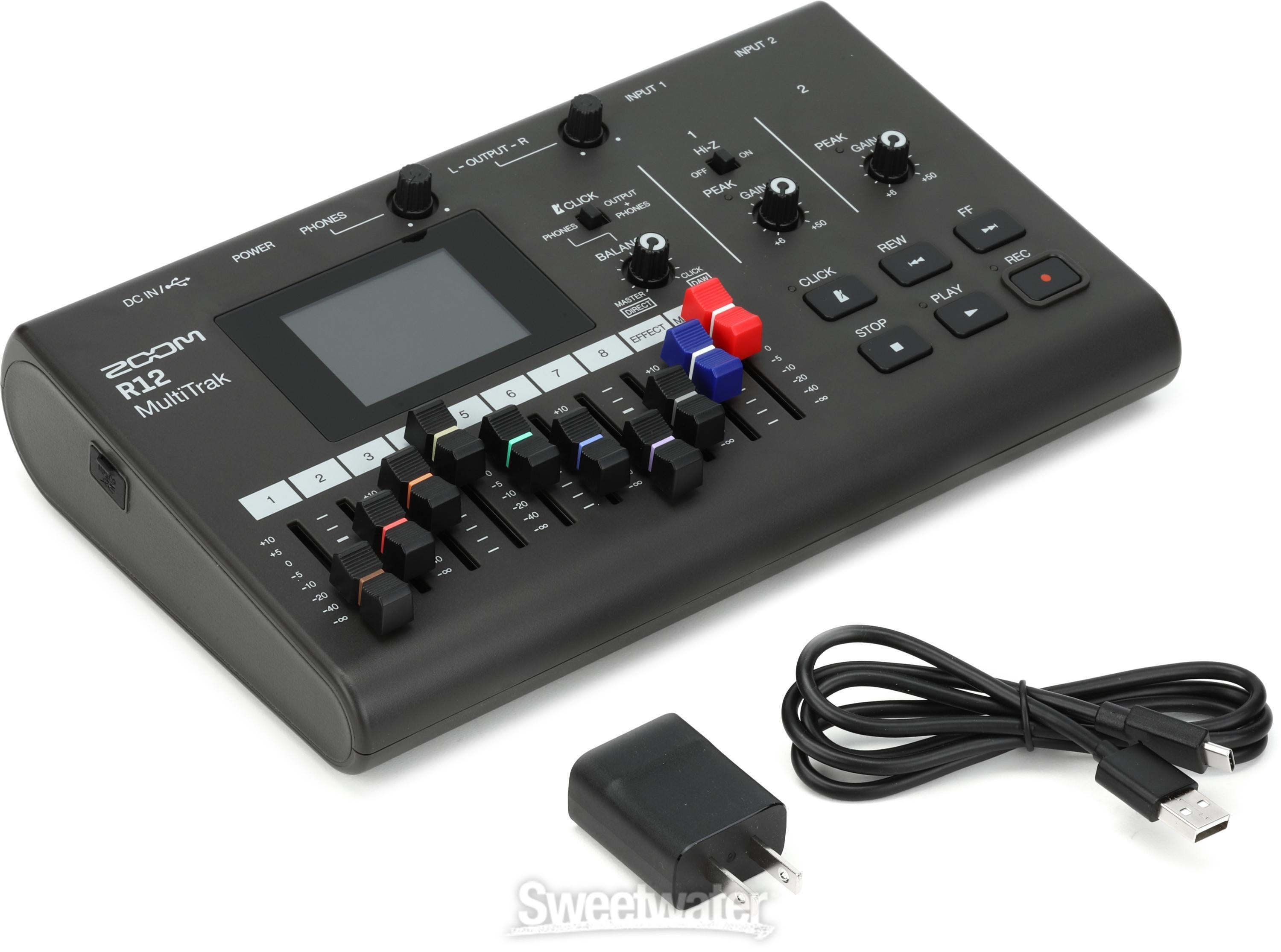 Zoom R12 MultiTrak Recorder with Touchscreen | Sweetwater