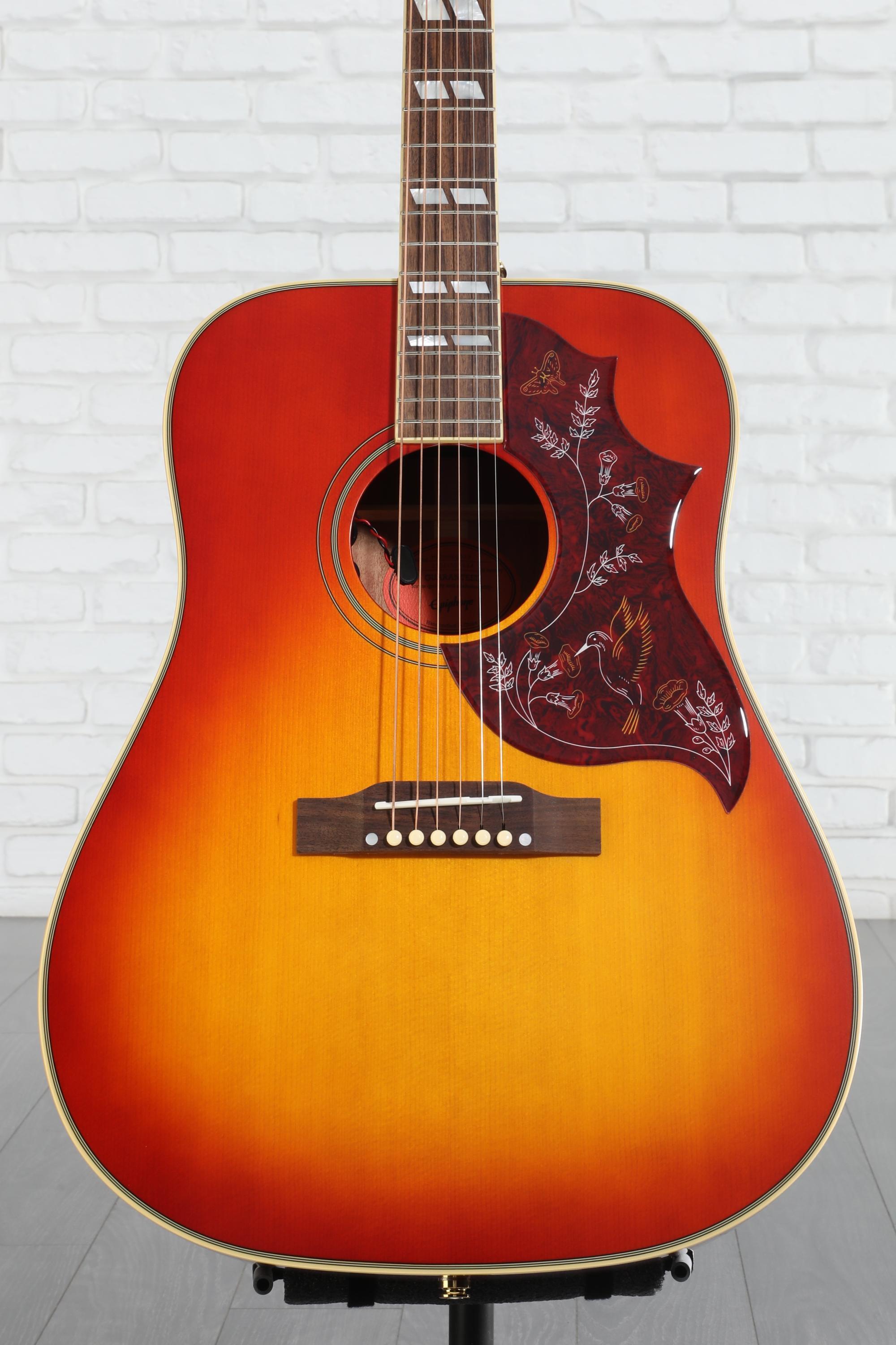 Epiphone Hummingbird Acoustic Guitar - Aged Cherry Sunburst Gloss
