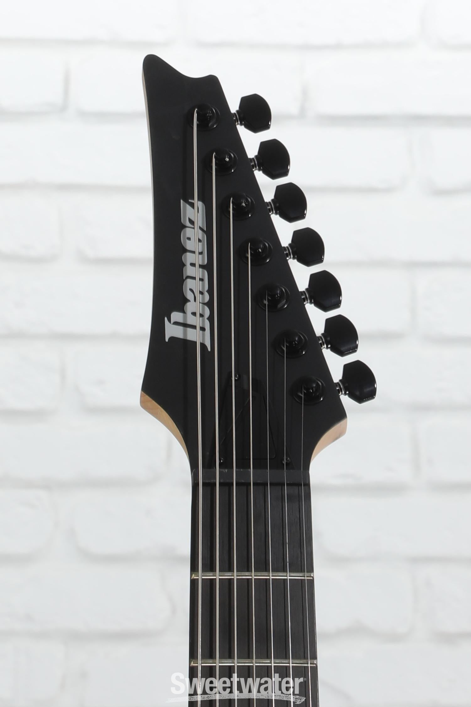 Ibanez Iron Label RGIXL7 - Black Flat | Sweetwater
