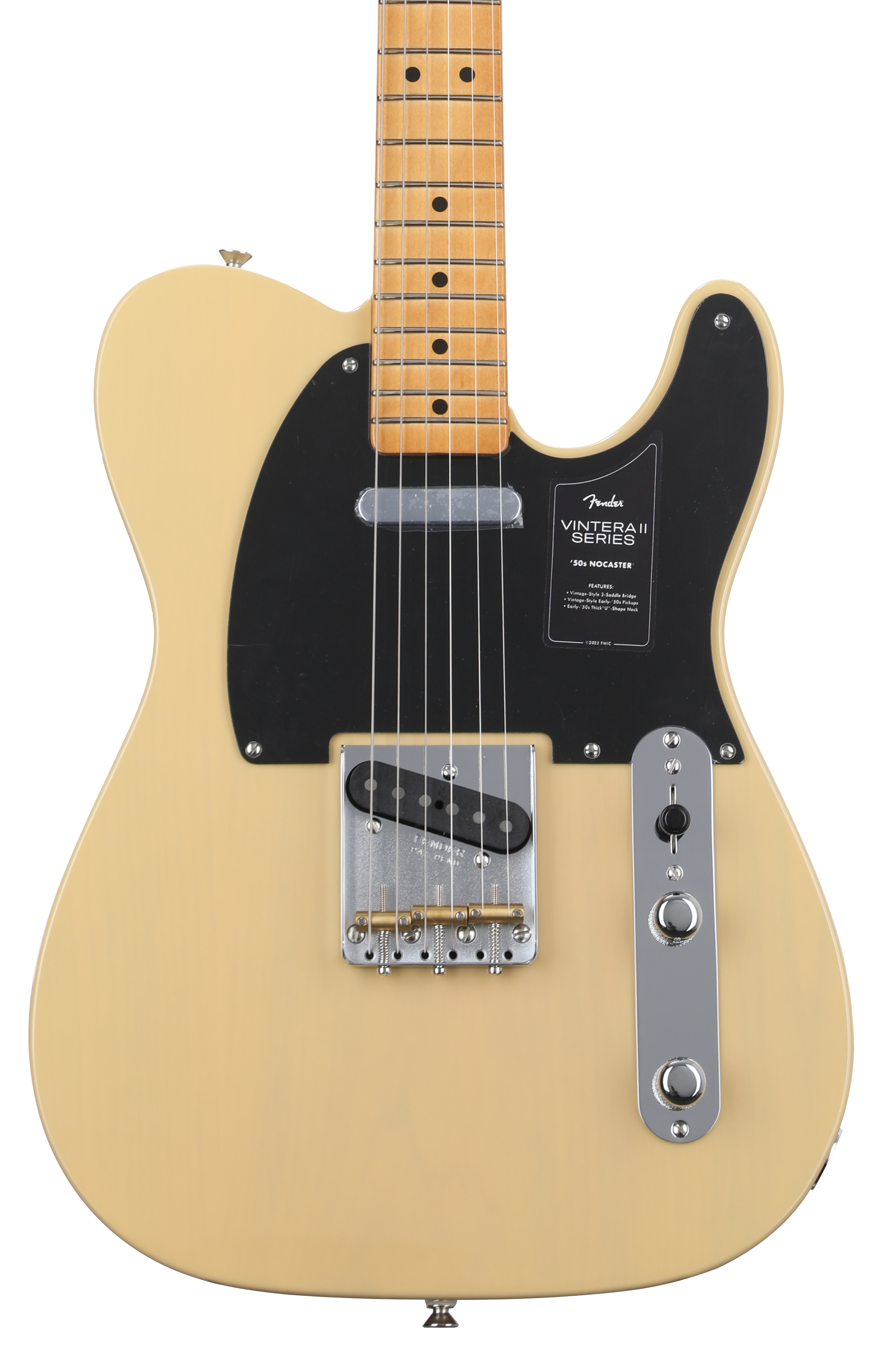 Fender Vintera II '50s Nocaster Electric Guitar - Blackguard Blonde
