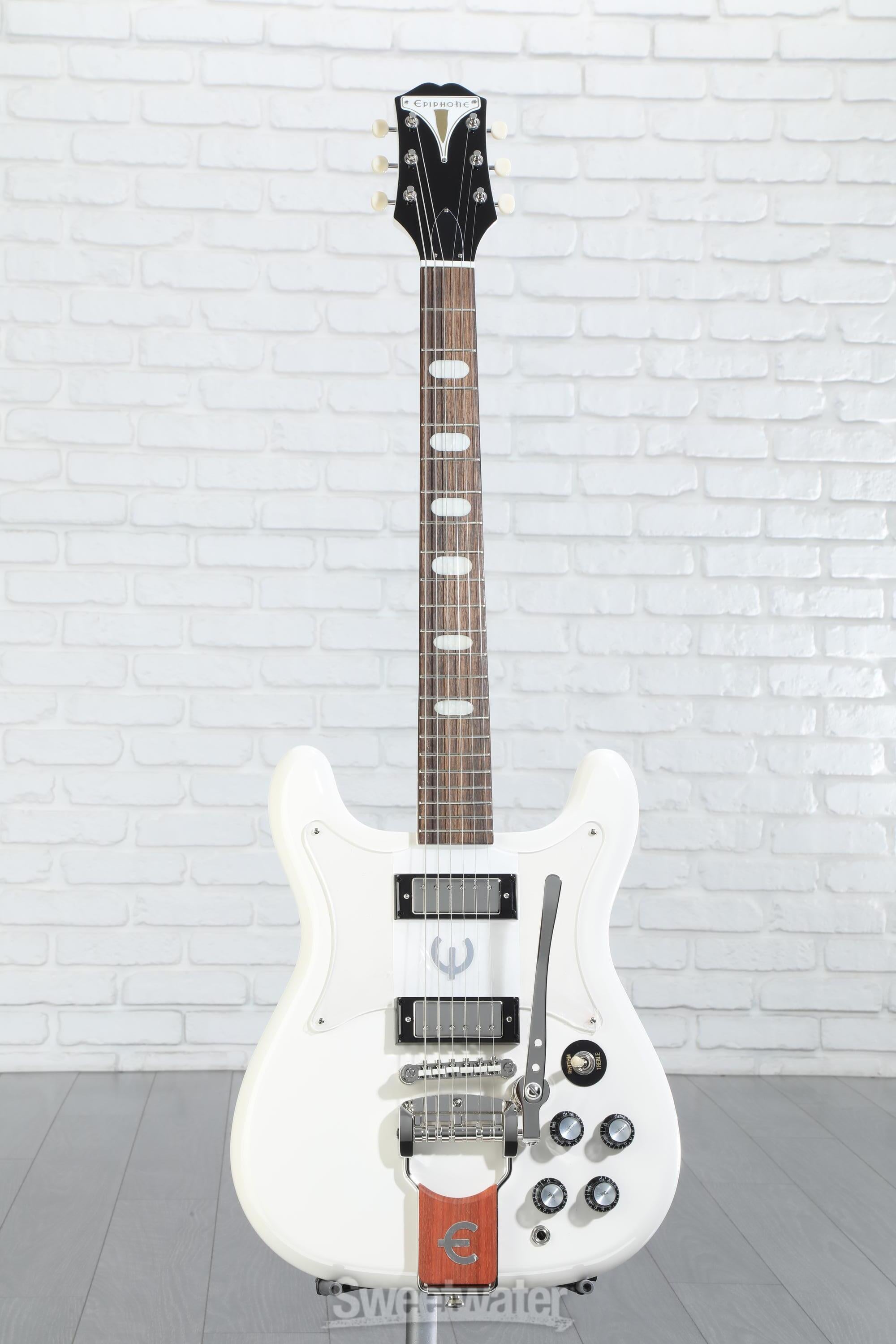 Epiphone Crestwood Custom (Tremotone) Electric Guitar - Polaris White