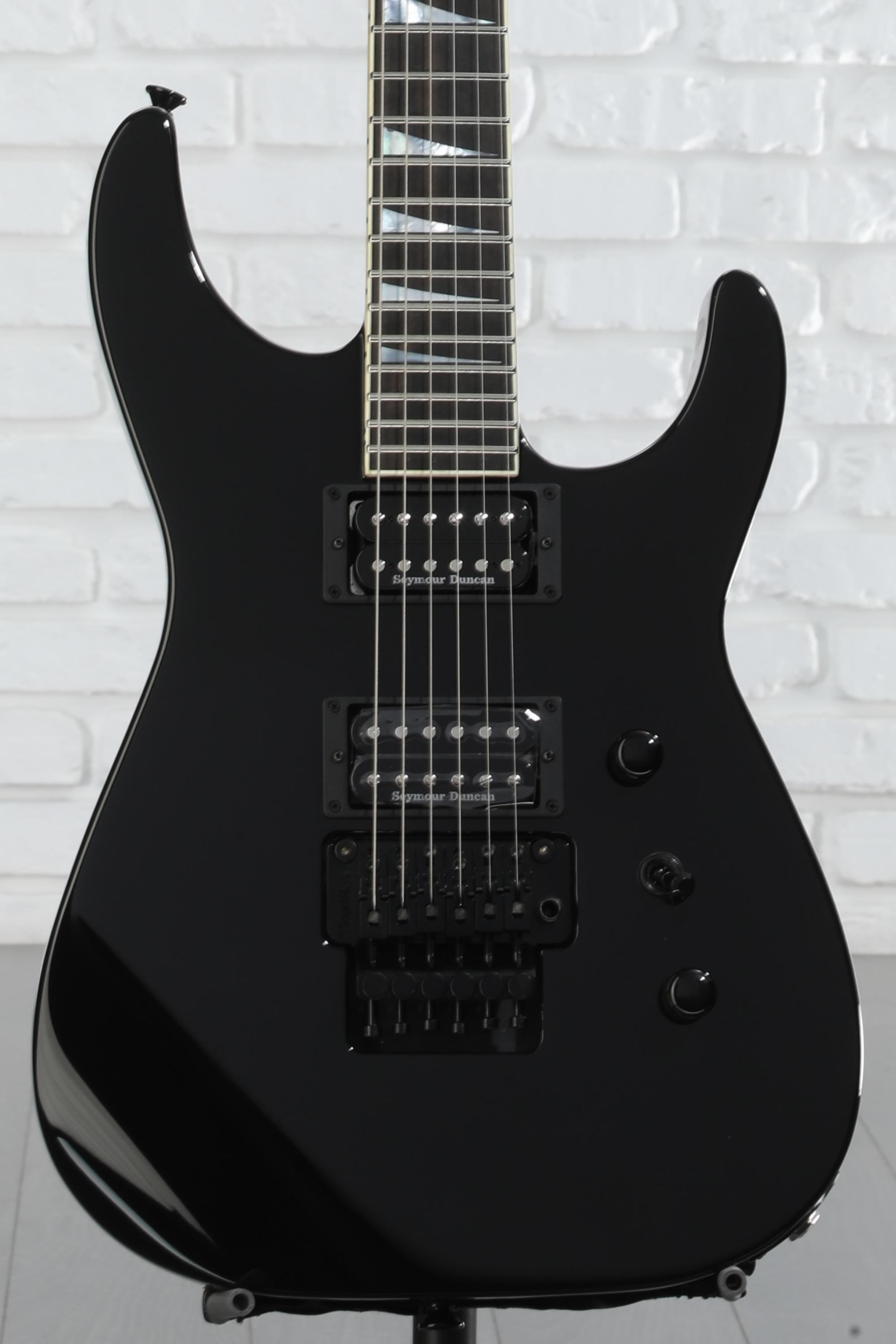 ギター Jackson SL2H Satin Black Jackson USA Select Soloist SL2H Electric Guitar - Gloss