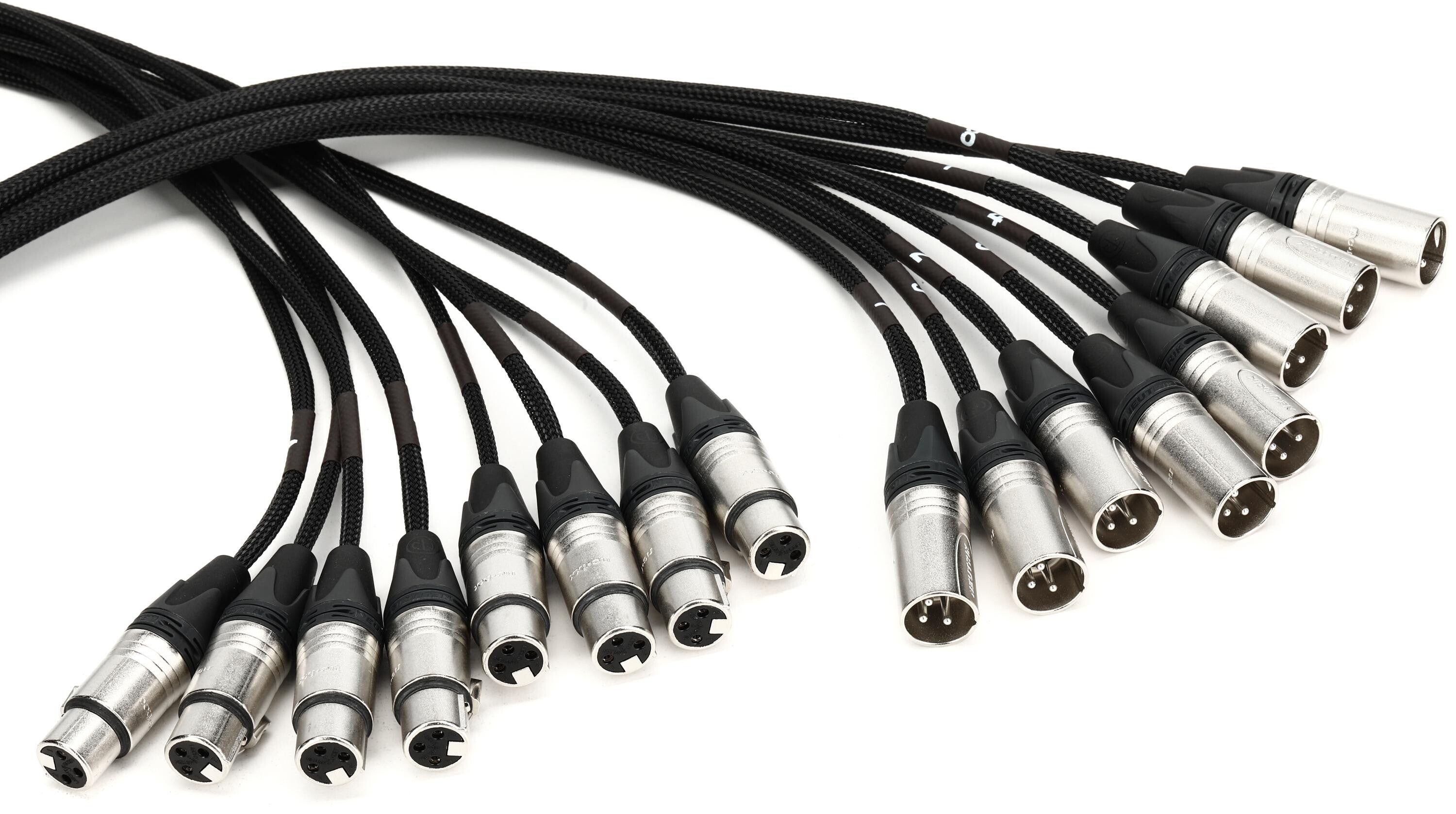 Photo of JUMPERZ J8CHXM-XF-10 8-channel XLR Male to XLR Female Snake - 10 foot
