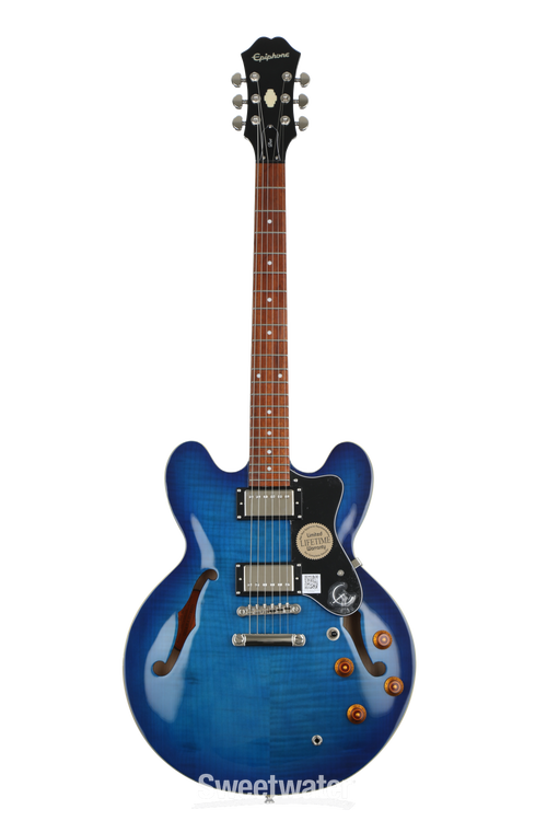Epiphone Dot Deluxe Semi-Hollow Electric Guitar - Blueberry Burst 