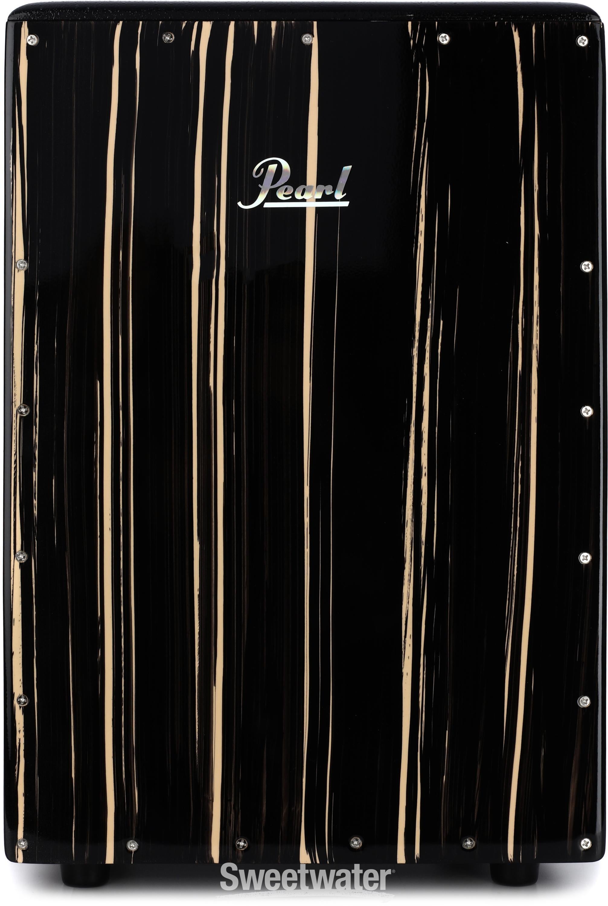 Pearl Boom Box Cajon - Artisan Zebra Wood | Sweetwater