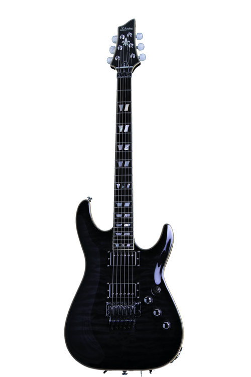 Schecter C-1 Custom FR - See-Thru Black Reviews | Sweetwater