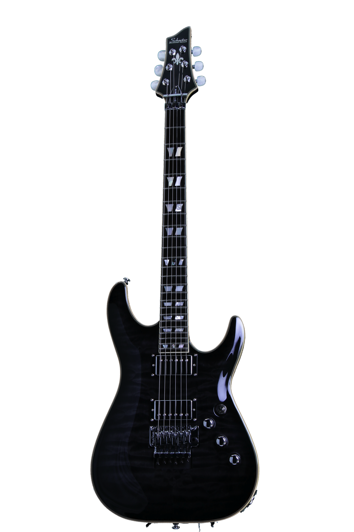 Schecter C-1 Custom FR - See-Thru Black | Sweetwater