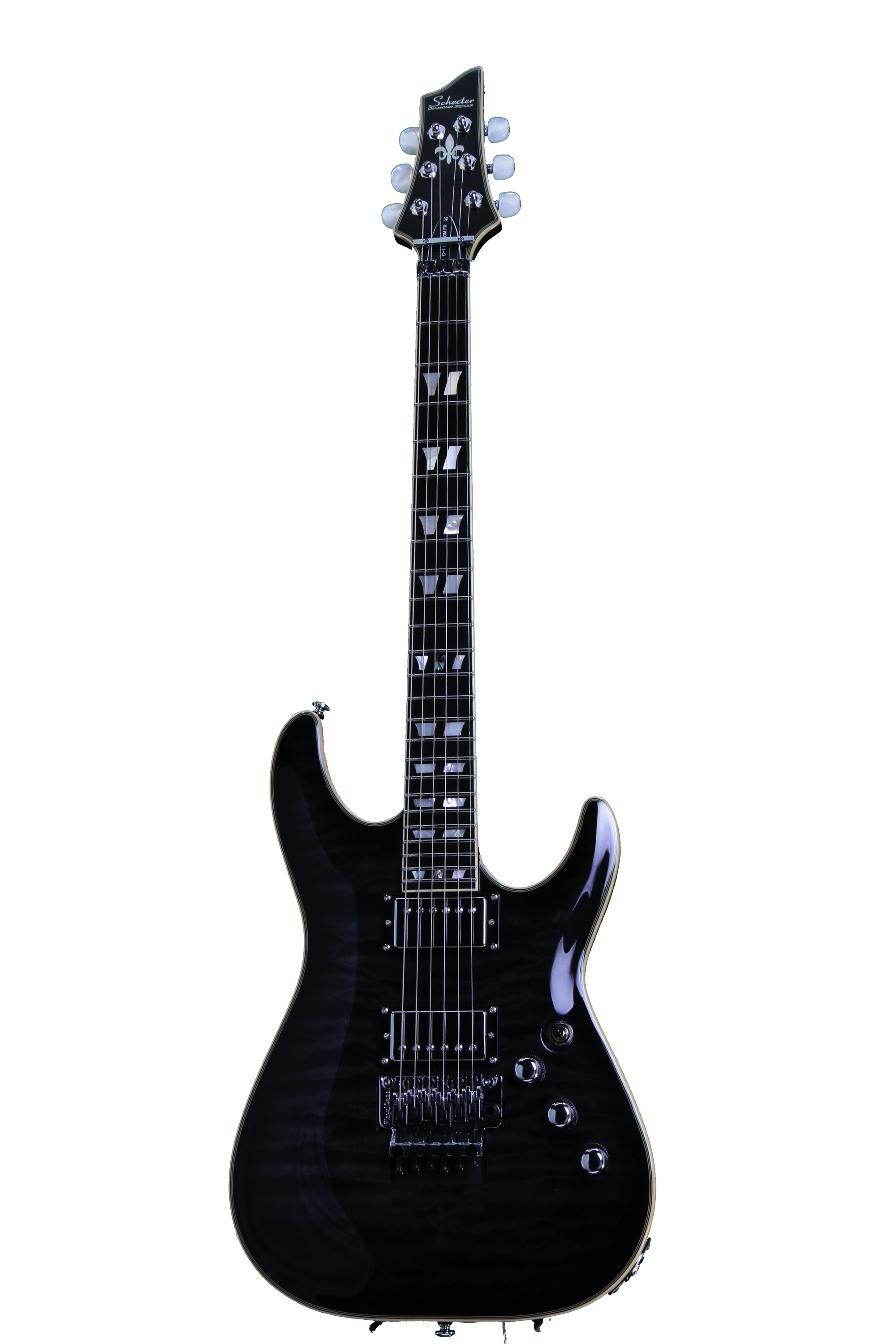 Schecter C-1 Custom FR - See-Thru Black | Sweetwater