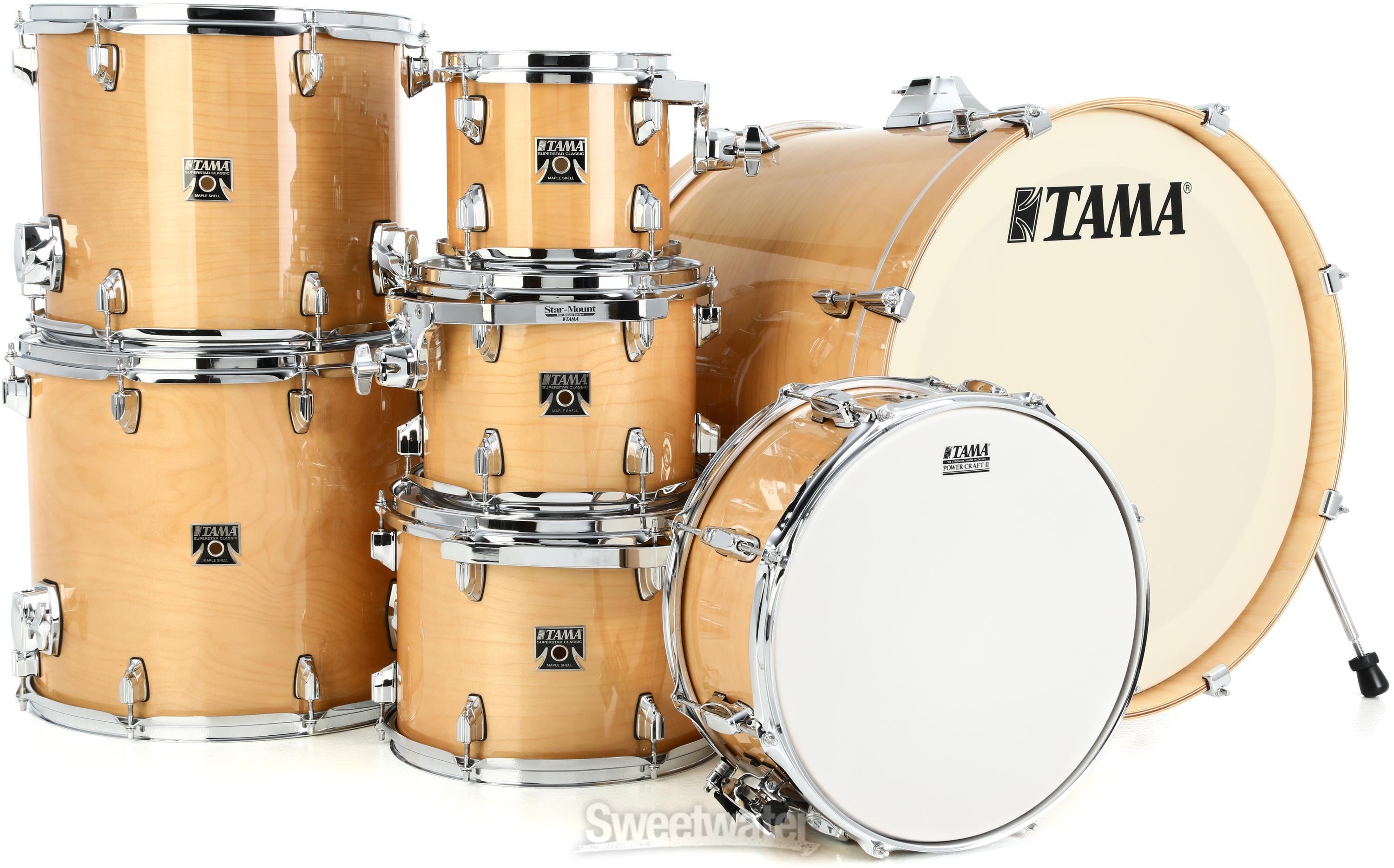 Tama Superstar Classic 7-piece Shell Pack with Snare Drum