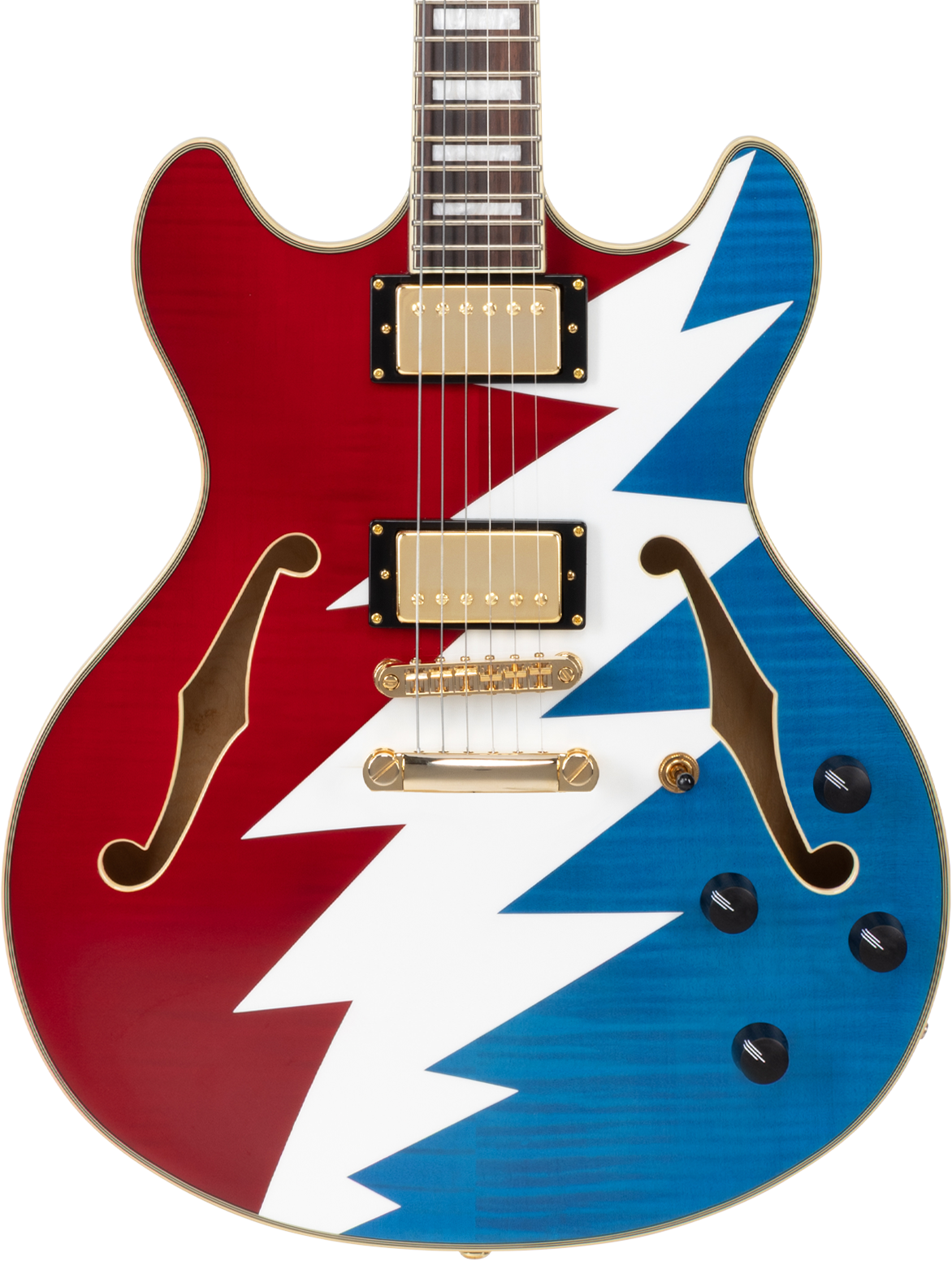 D'Angelico Premier DC - Fiesta Red with Stopbar Tailpiece