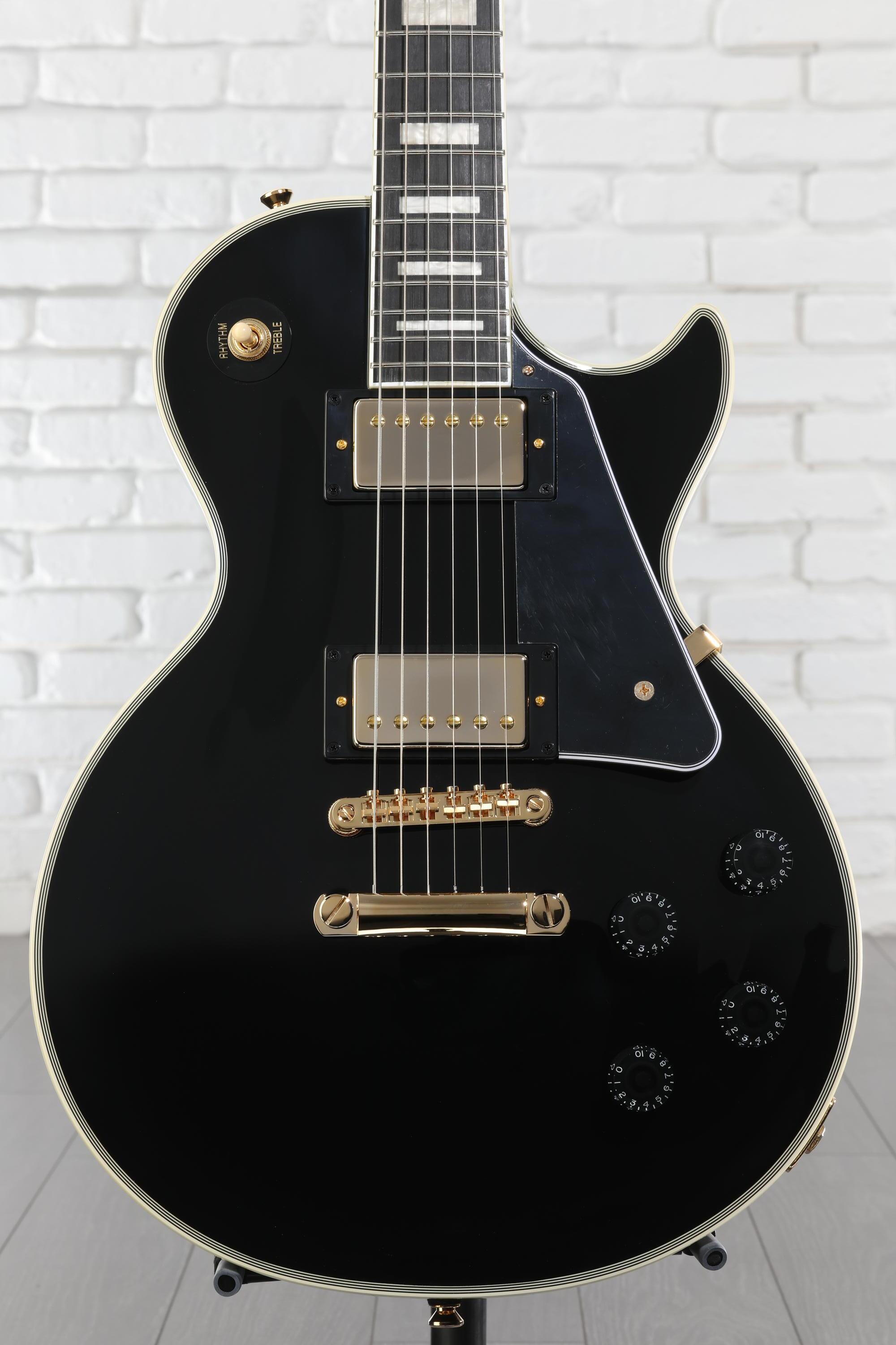 Epiphone Les Paul Custom Electric Guitar - Ebony | Sweetwater