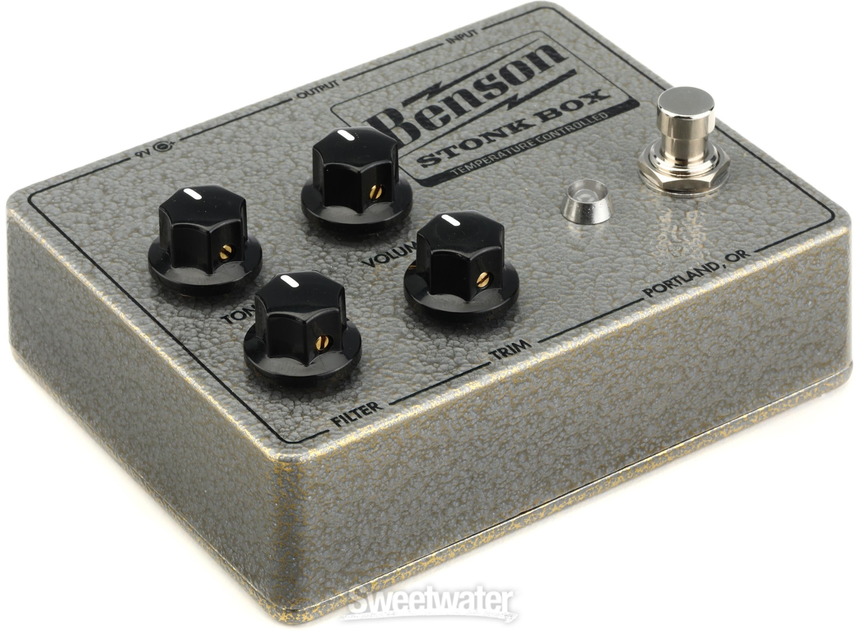 Benson Amps Stonk Box Temperature-controlled Fuzz Pedal Reviews 