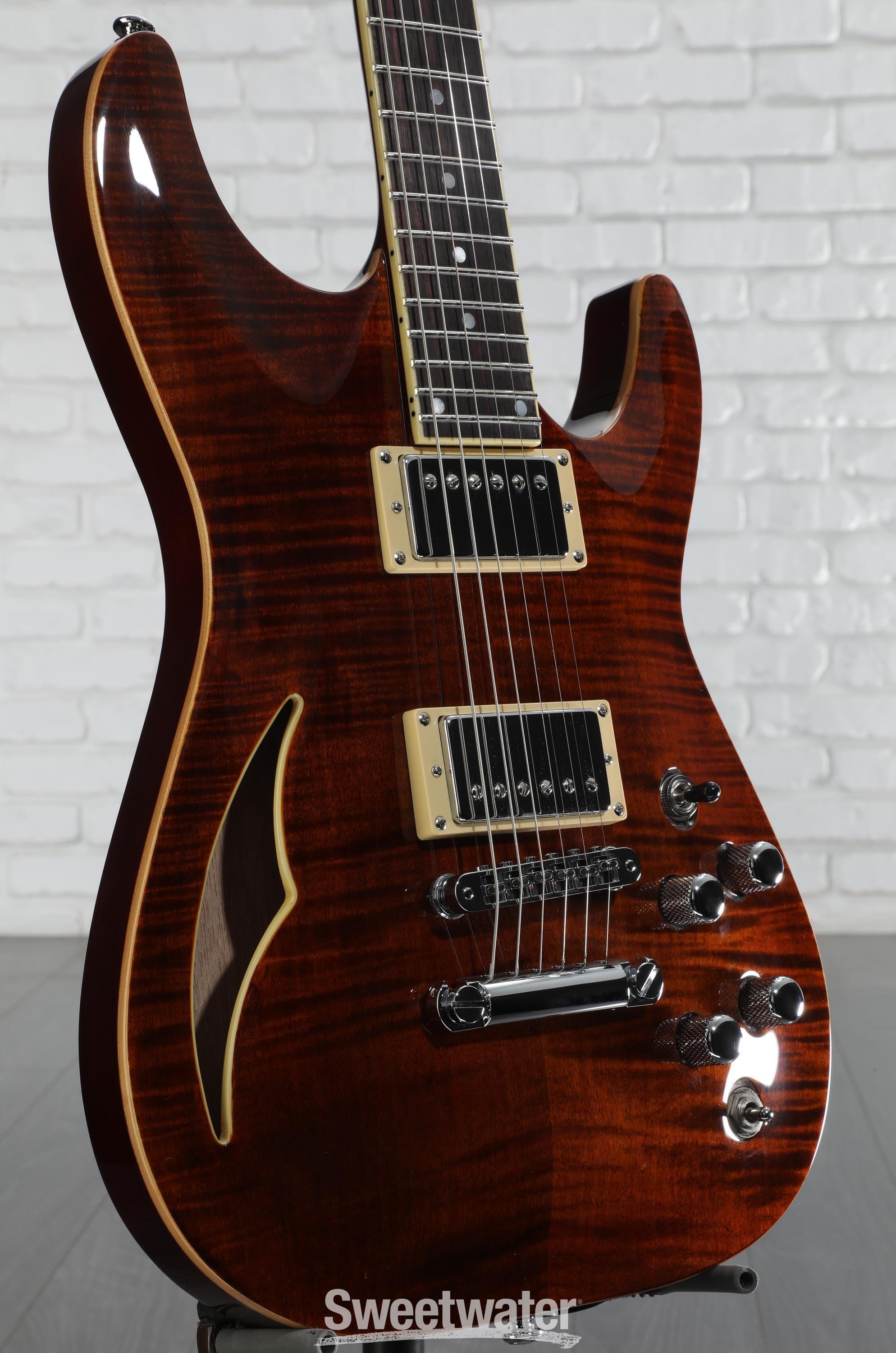 schecter c-1 e/a セミホロウ、セミアコ Schecter C-1 E/A Classic Semi-hollowbody Electric Guitar