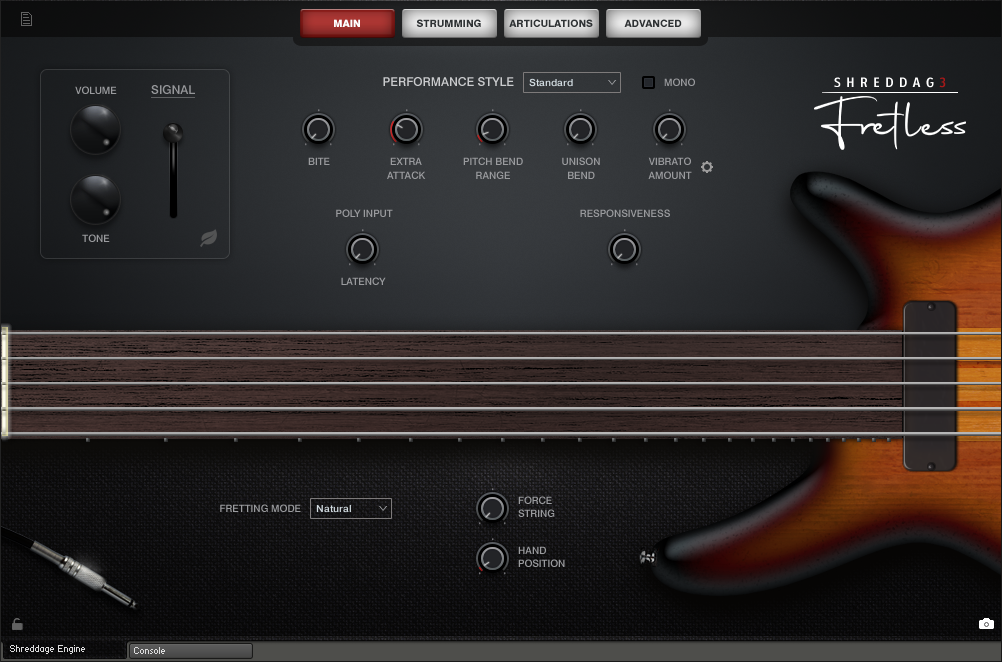 Photo of Impact Soundworks Shreddage 3 Fretless Bass Virtual Instrument