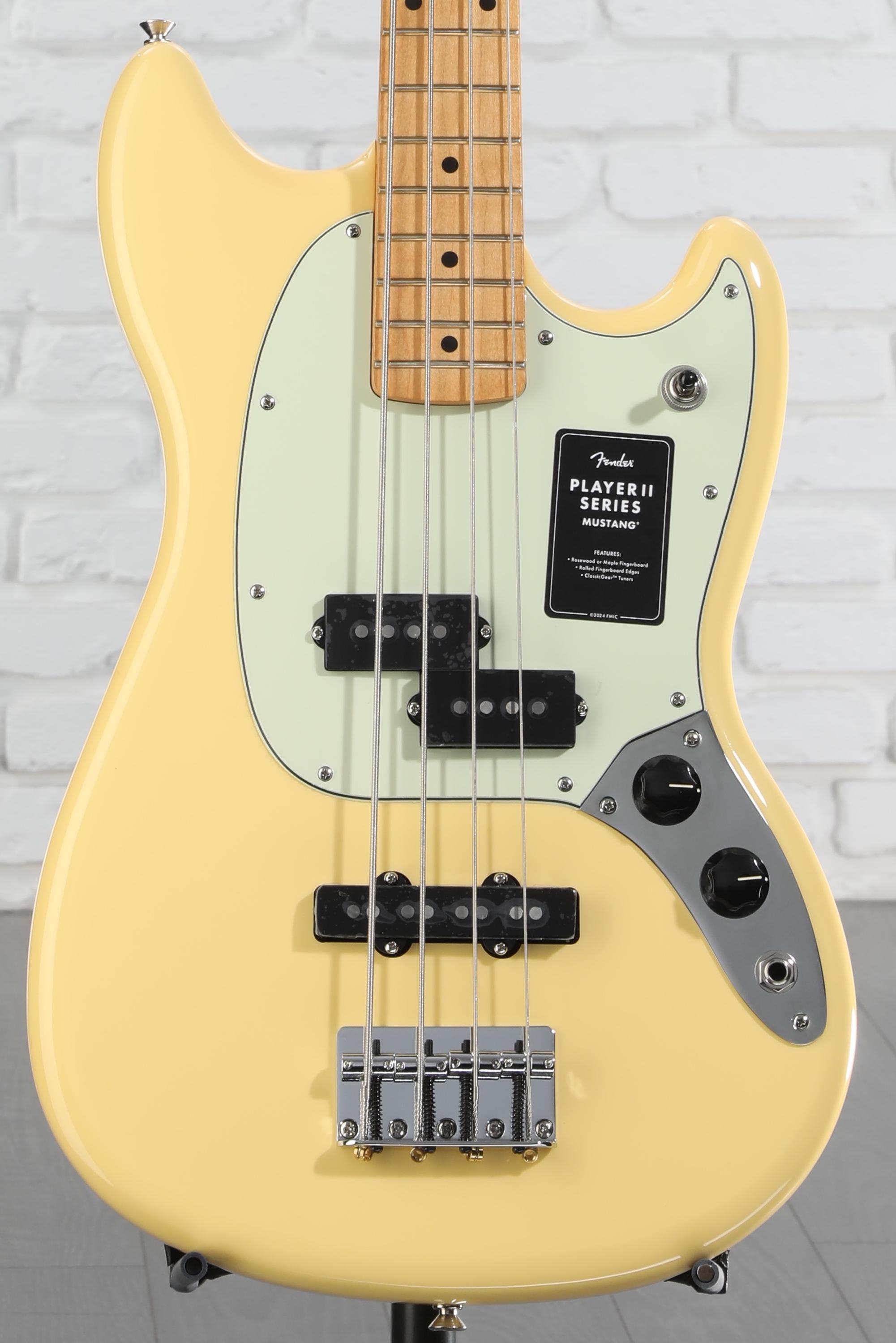 【美品】Fender Player Mustang Bass PJ Amazon.com: Fender Player II Mustang Bass PJ, Maple