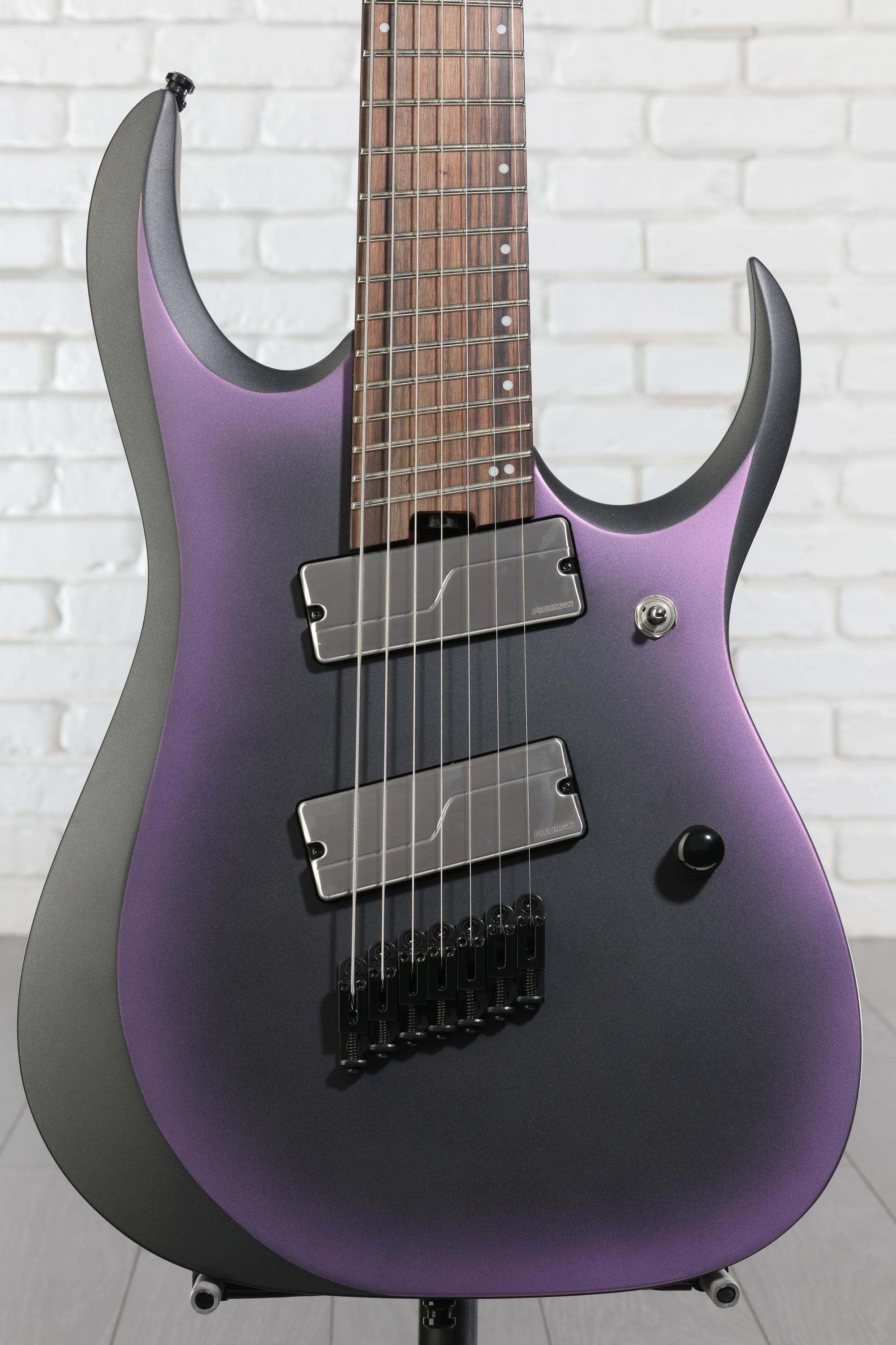Ibanez Axion Label RGD71ALMS - Black Aurora Burst Matte | Sweetwater
