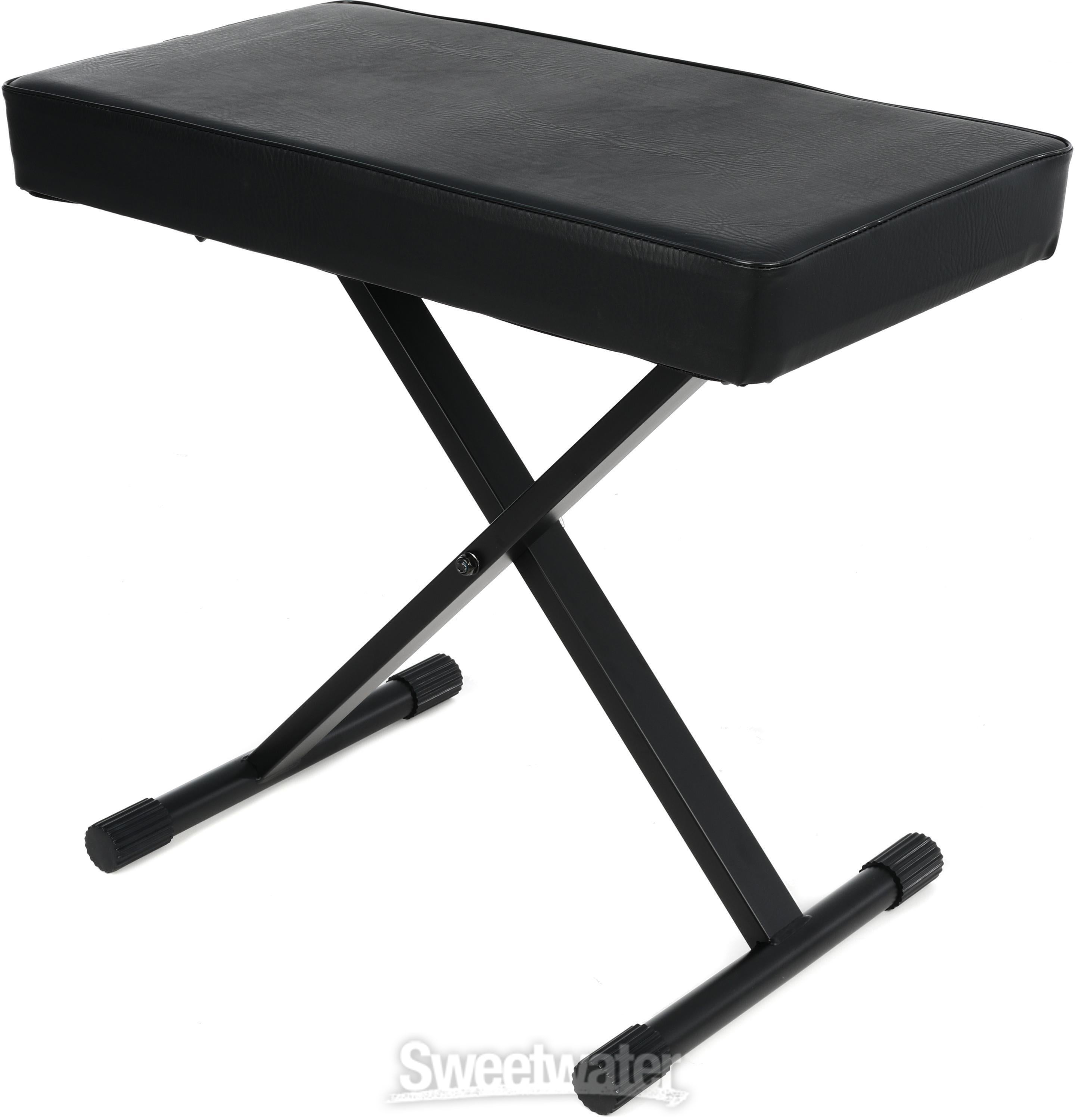 On-Stage KT7800+ Deluxe X-Style Bench | Sweetwater