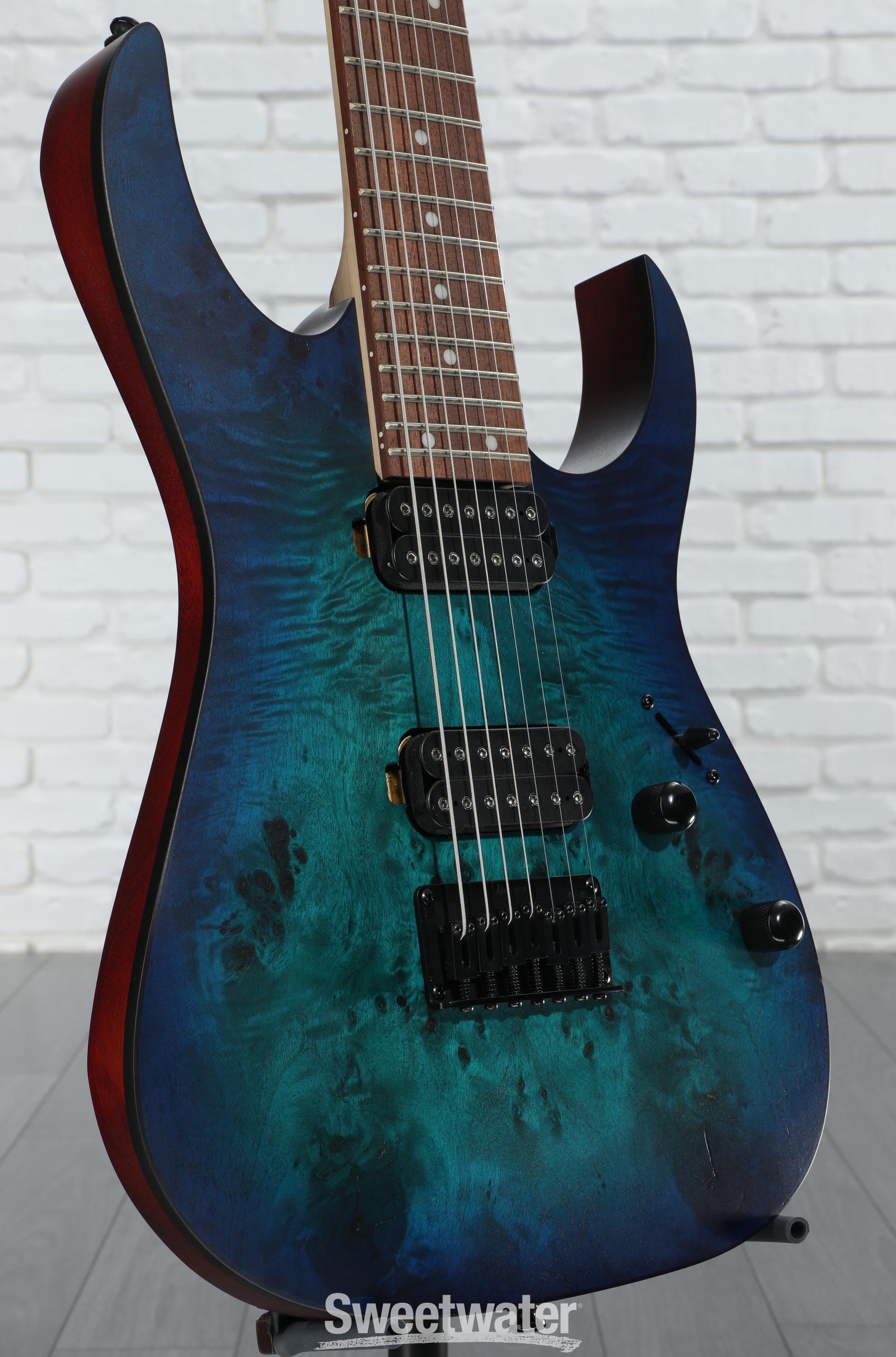 Ibanez RG7421PB Electric Guitar - Sapphire Blue Flat