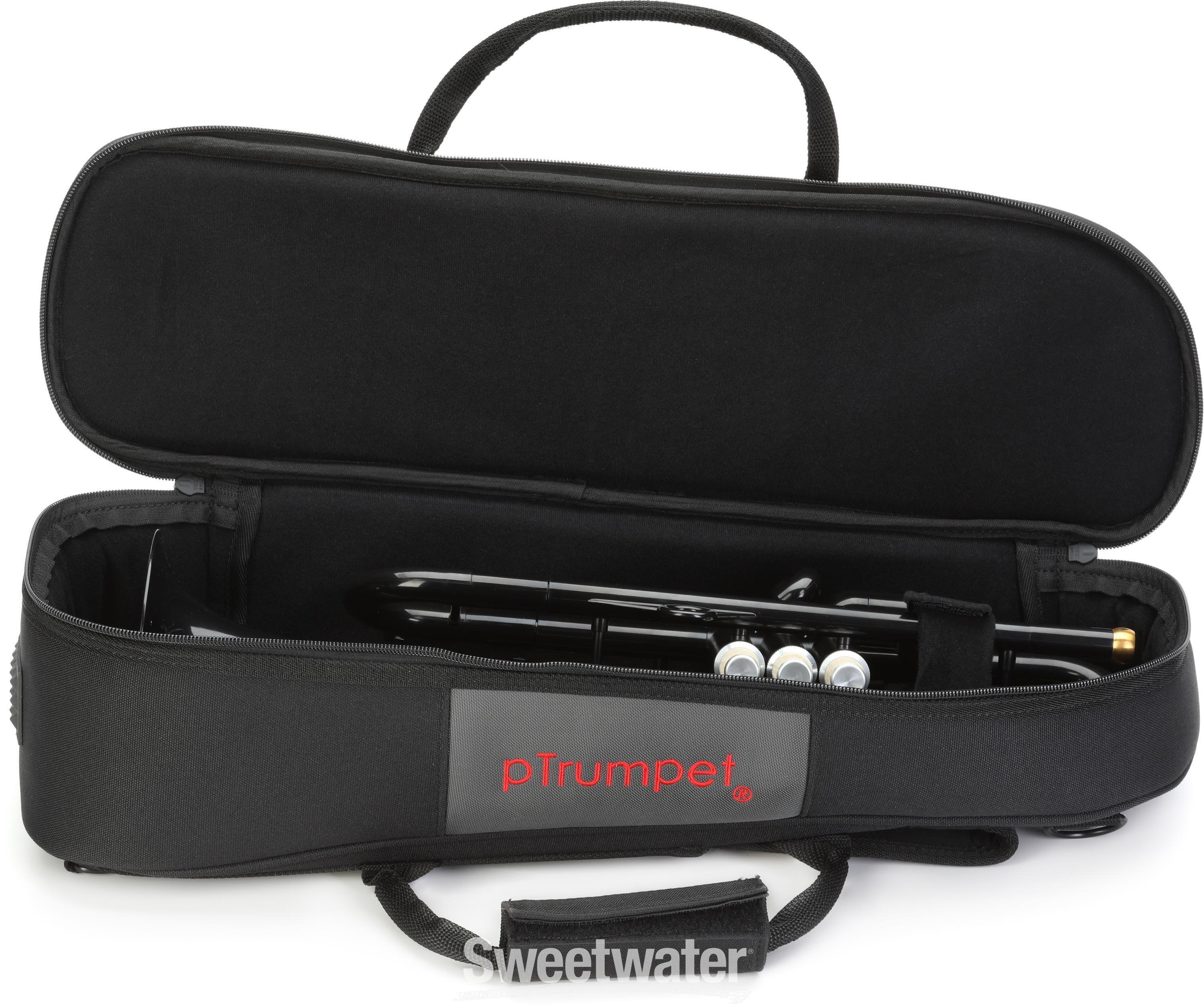 pBone Music pTrumpet hyTech Trumpet - Black | Sweetwater