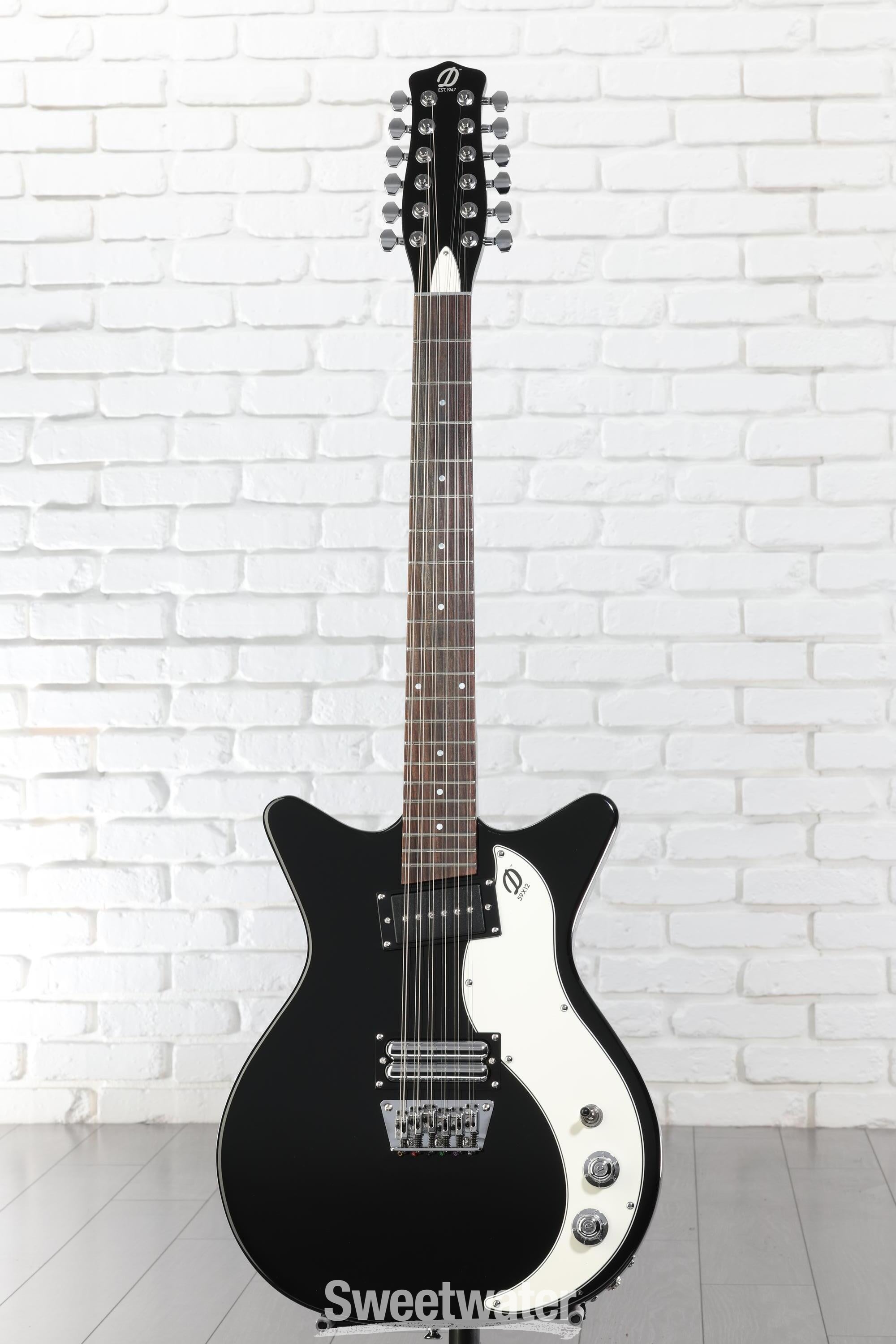 Danelectro 59X12 12-string Electric Guitar - Black | Sweetwater