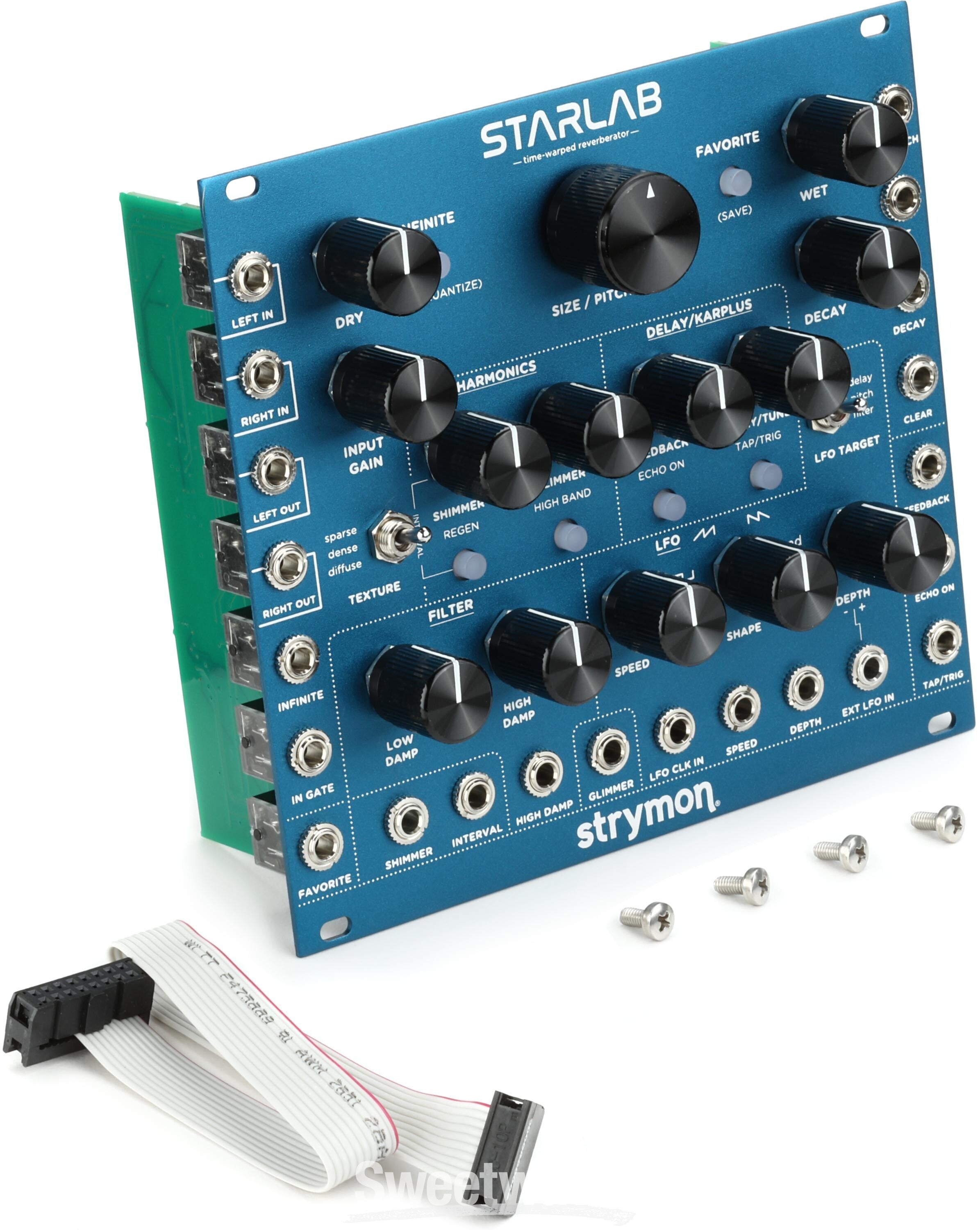 Strymon StarLab Eurorack Time-warped Reverberator Module - Blue 