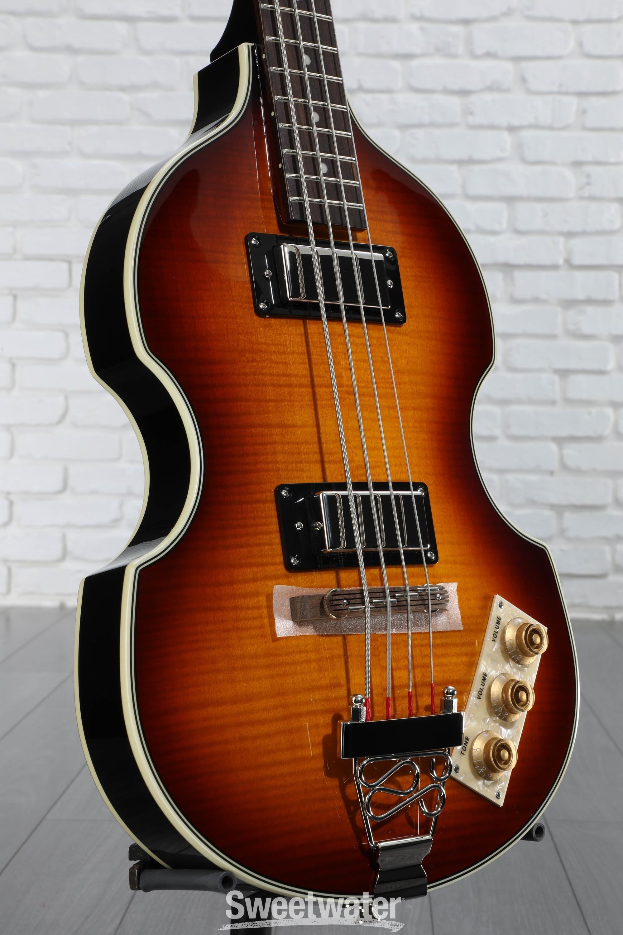 ＡＲＥＡ０４７　Epiphone ビオラベース Epiphone Viola Bass - Vintage Sunburst | Sweetwater