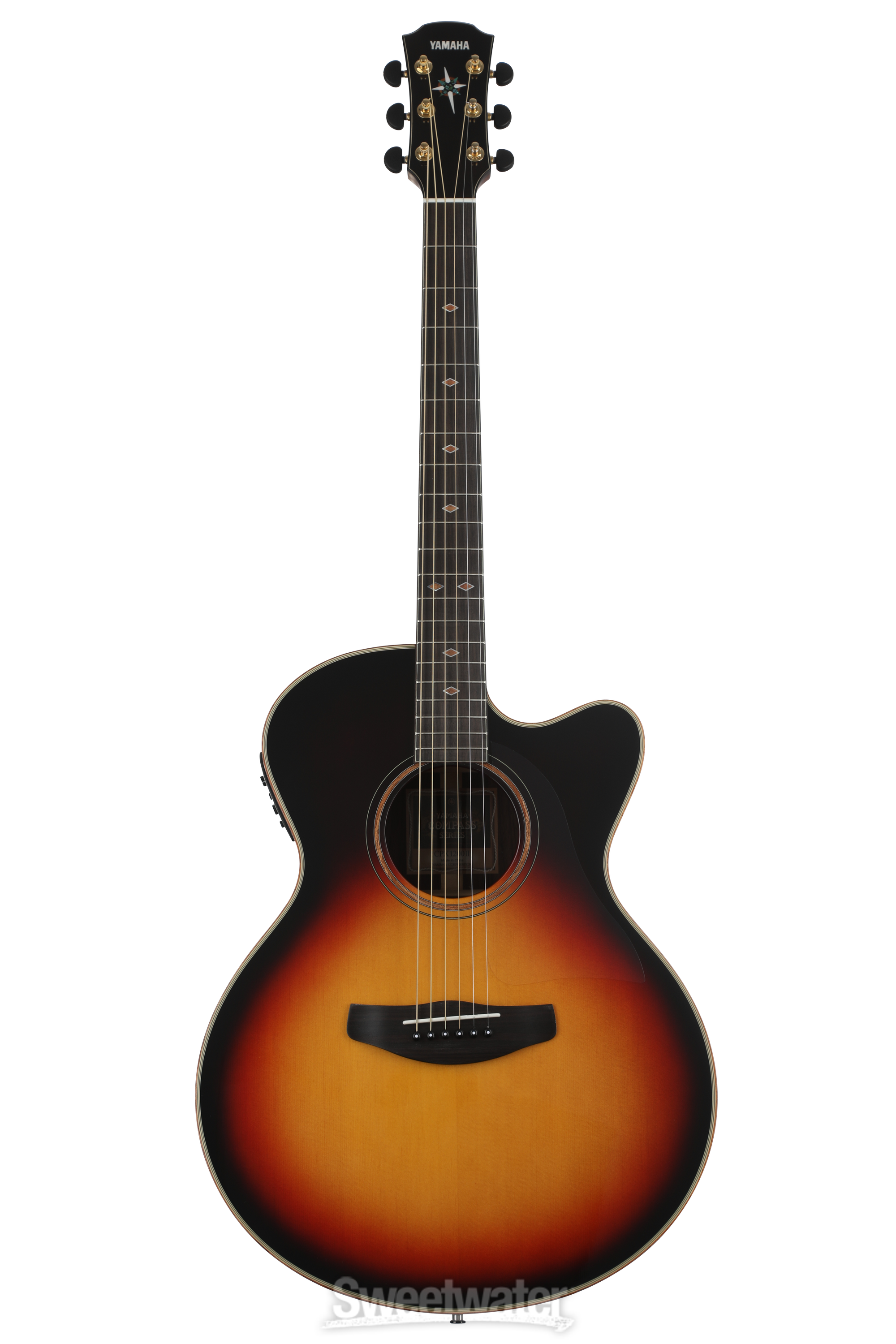 YAMAHA CPX 1200II ヤマハ アコースティックギター Yamaha CPX1200II Acoustic-Electric Guitar - Vintage Sunburst