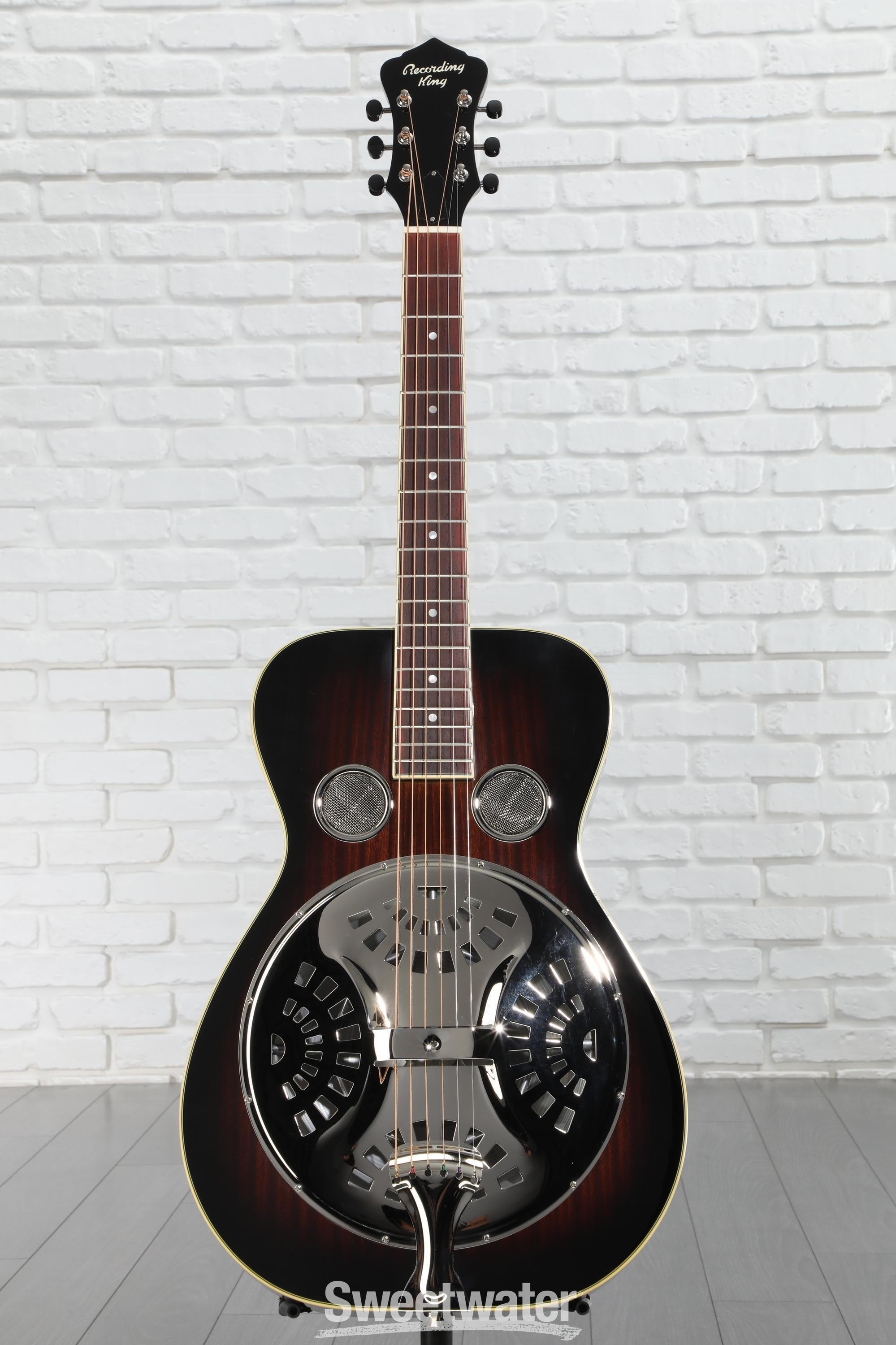 Recording King Maxwell Roundneck Resonator - Sunburst