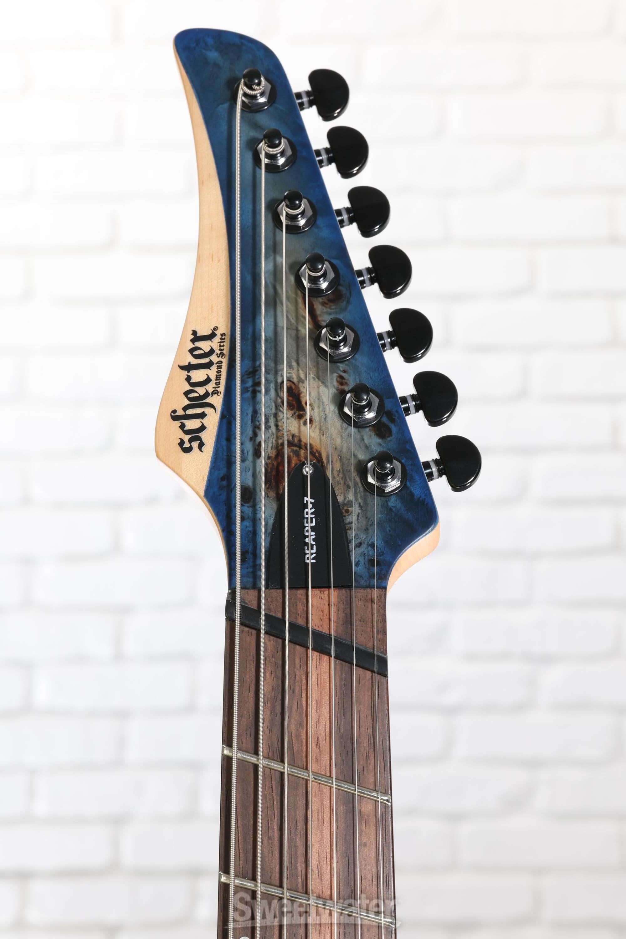 Schecter Reaper-7 Multiscale - Satin Sky Burst | Sweetwater