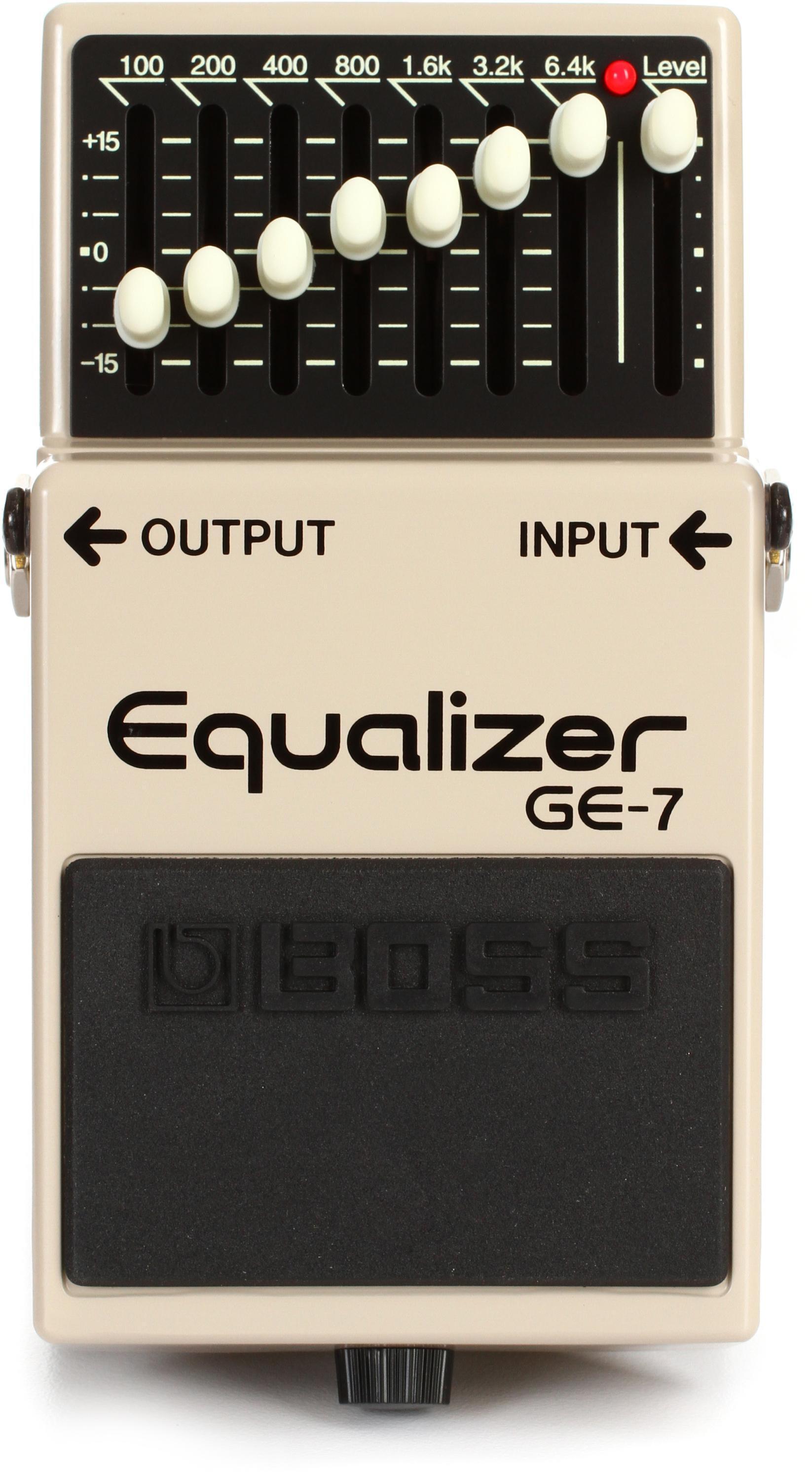 Boss GE-7 7-band EQ Pedal | Sweetwater
