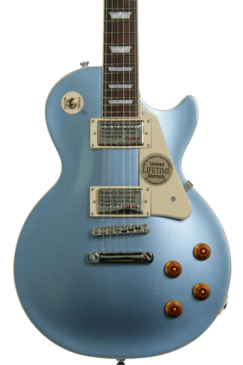 Epiphone Sweet-Mod Les Paul Standard - Pelham Blue, Plek'd