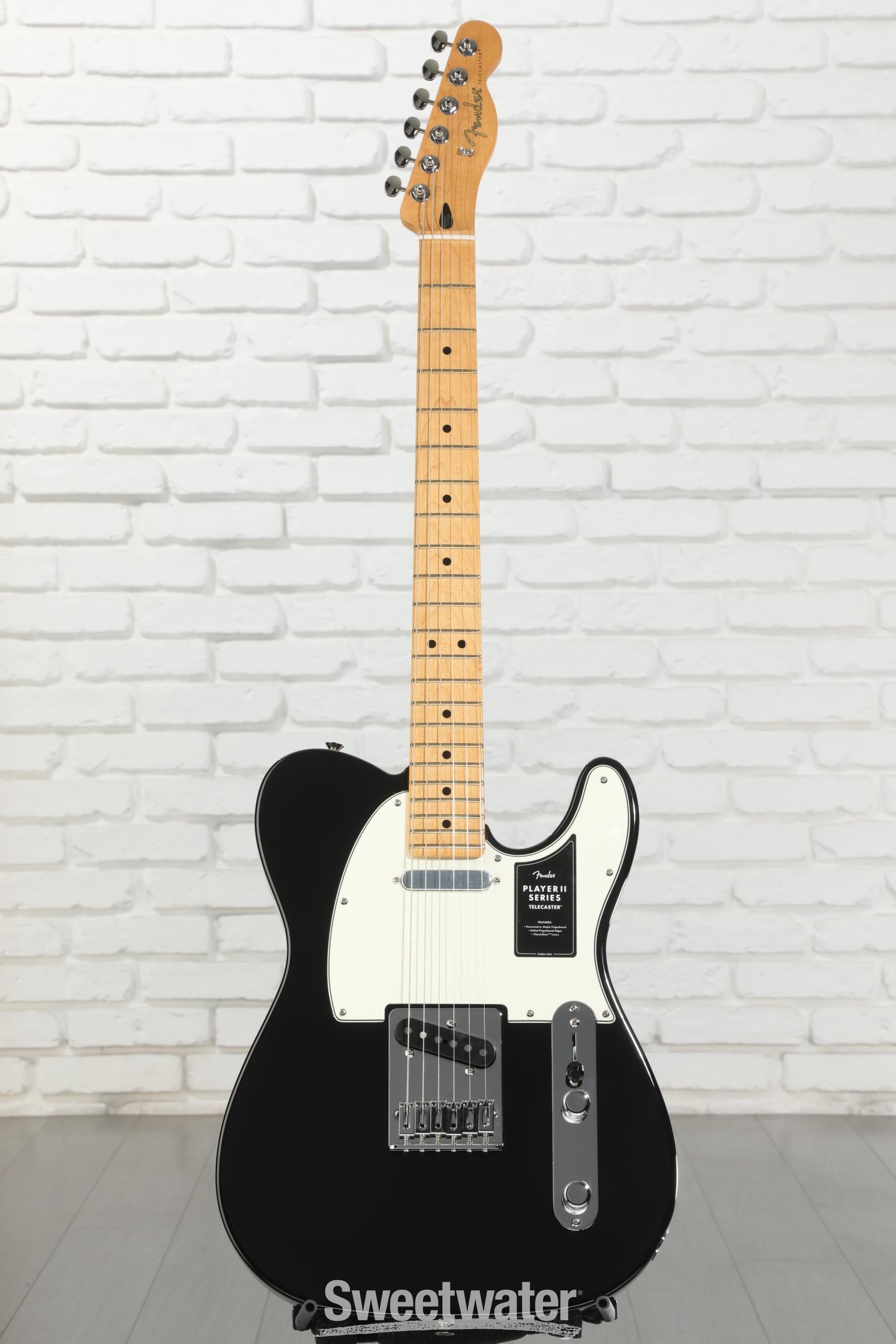 Fender Player II Telecaster Electric Guitar - Black with Maple