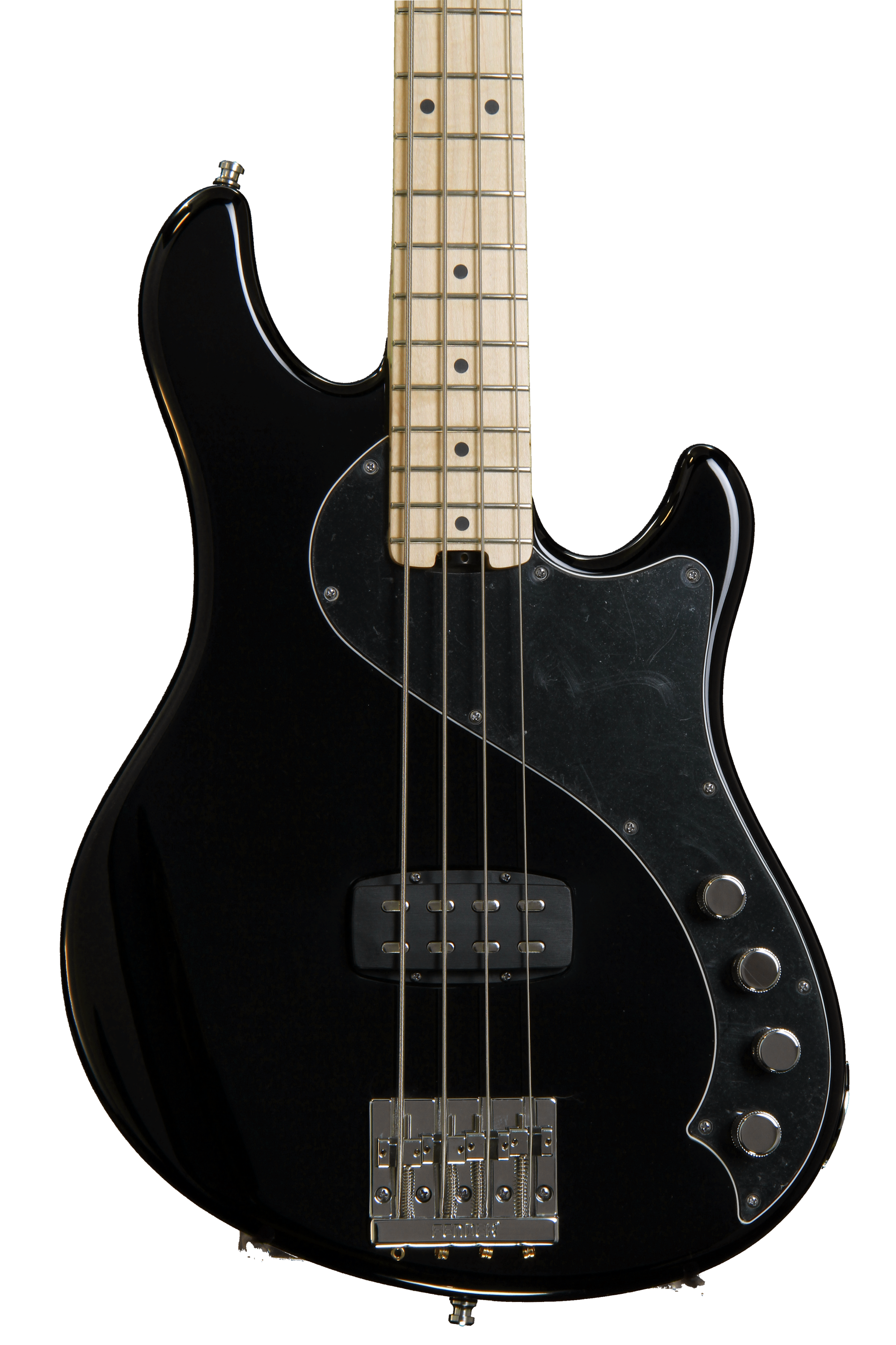 Fender American Deluxe Dimension Bass IV - Black | Sweetwater