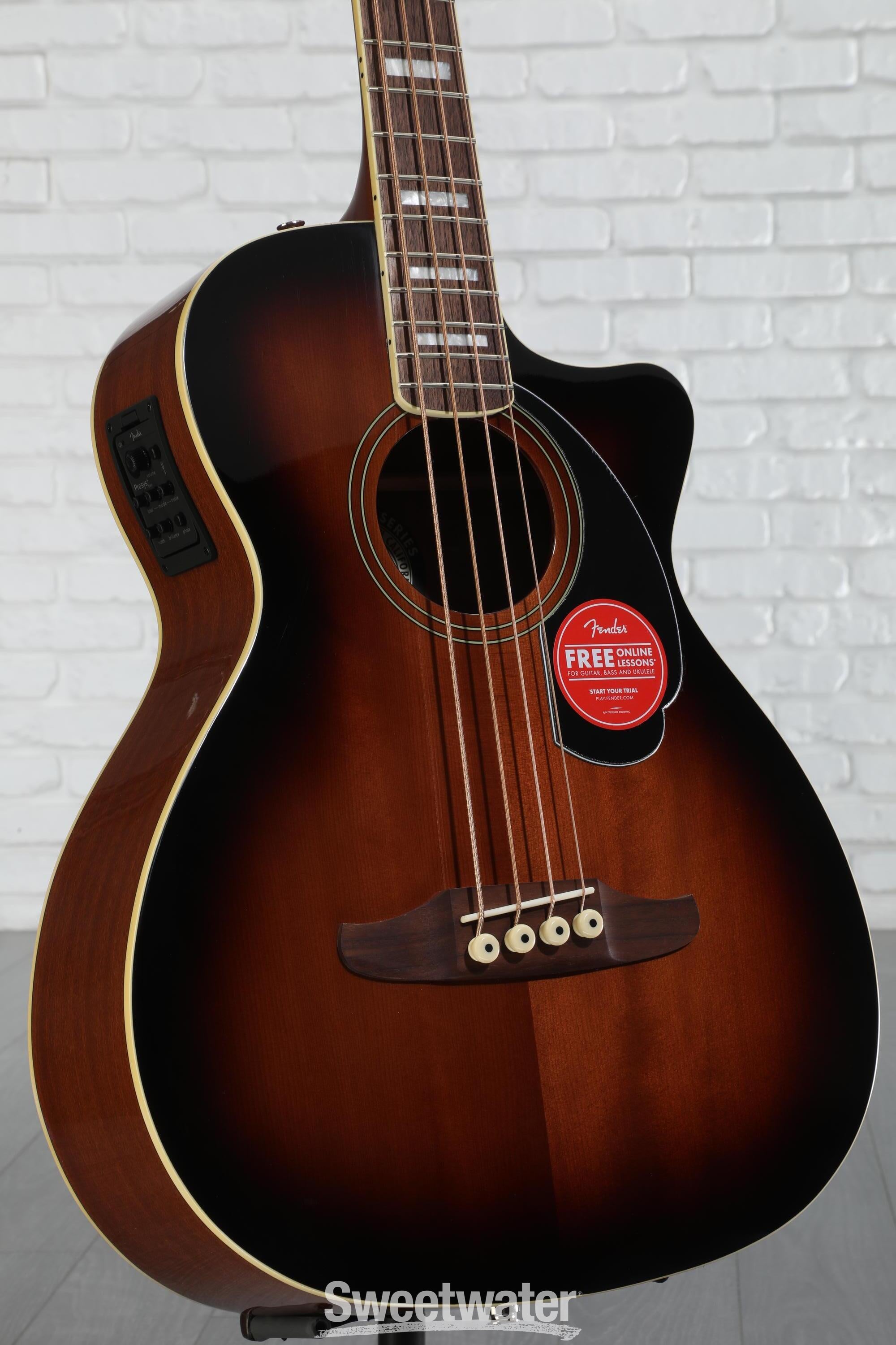 Fender Kingman Acoustic Bass Guitar - Shaded Edge Burst