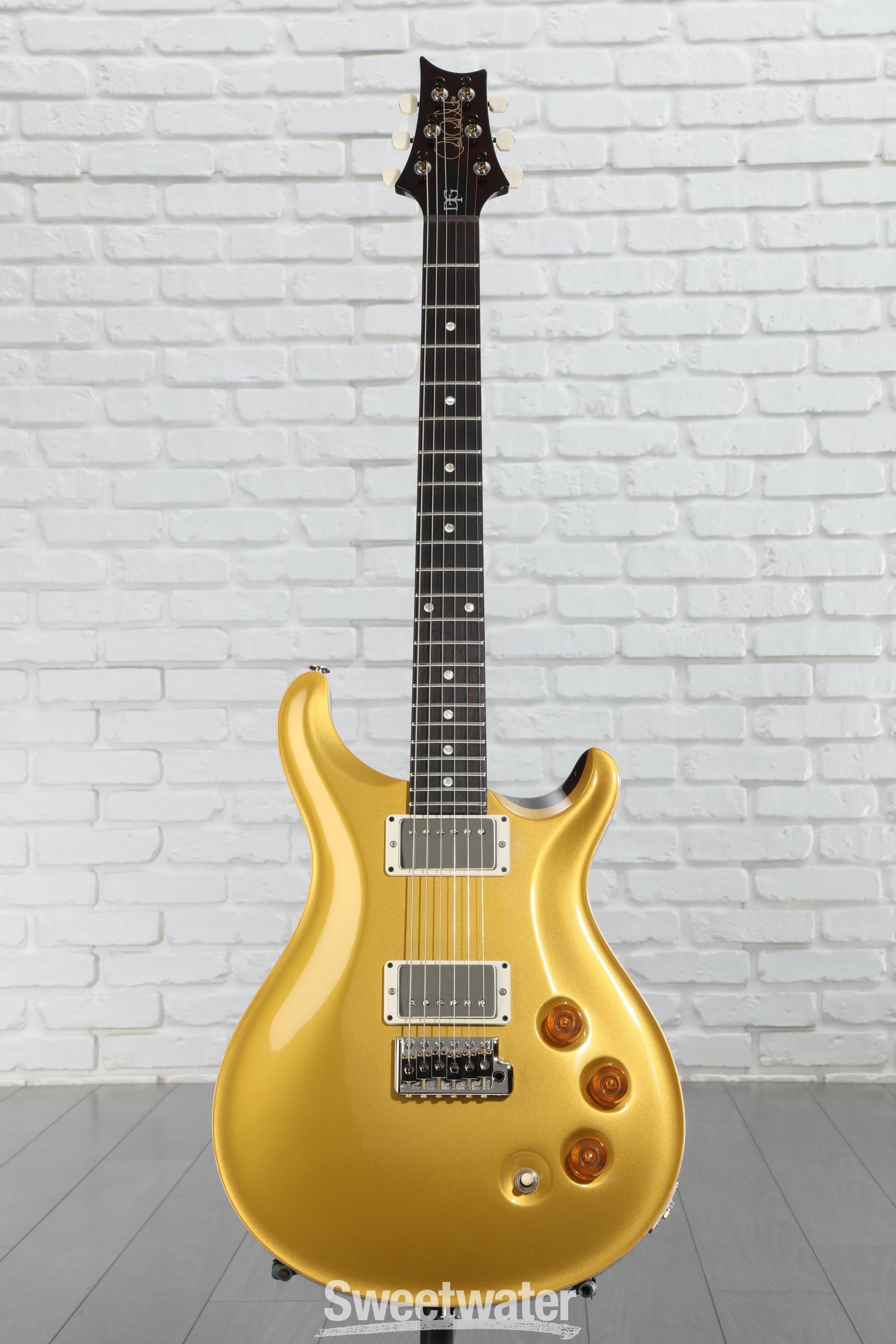 PRS DGT Electric Guitar with Moon Inlays - Gold Top | Sweetwater