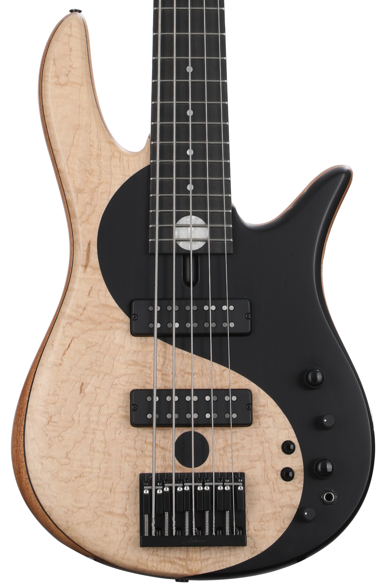 Fodera Yin Yang 5 Standard Bass Guitar - Blister Maple with 17.5mm ...