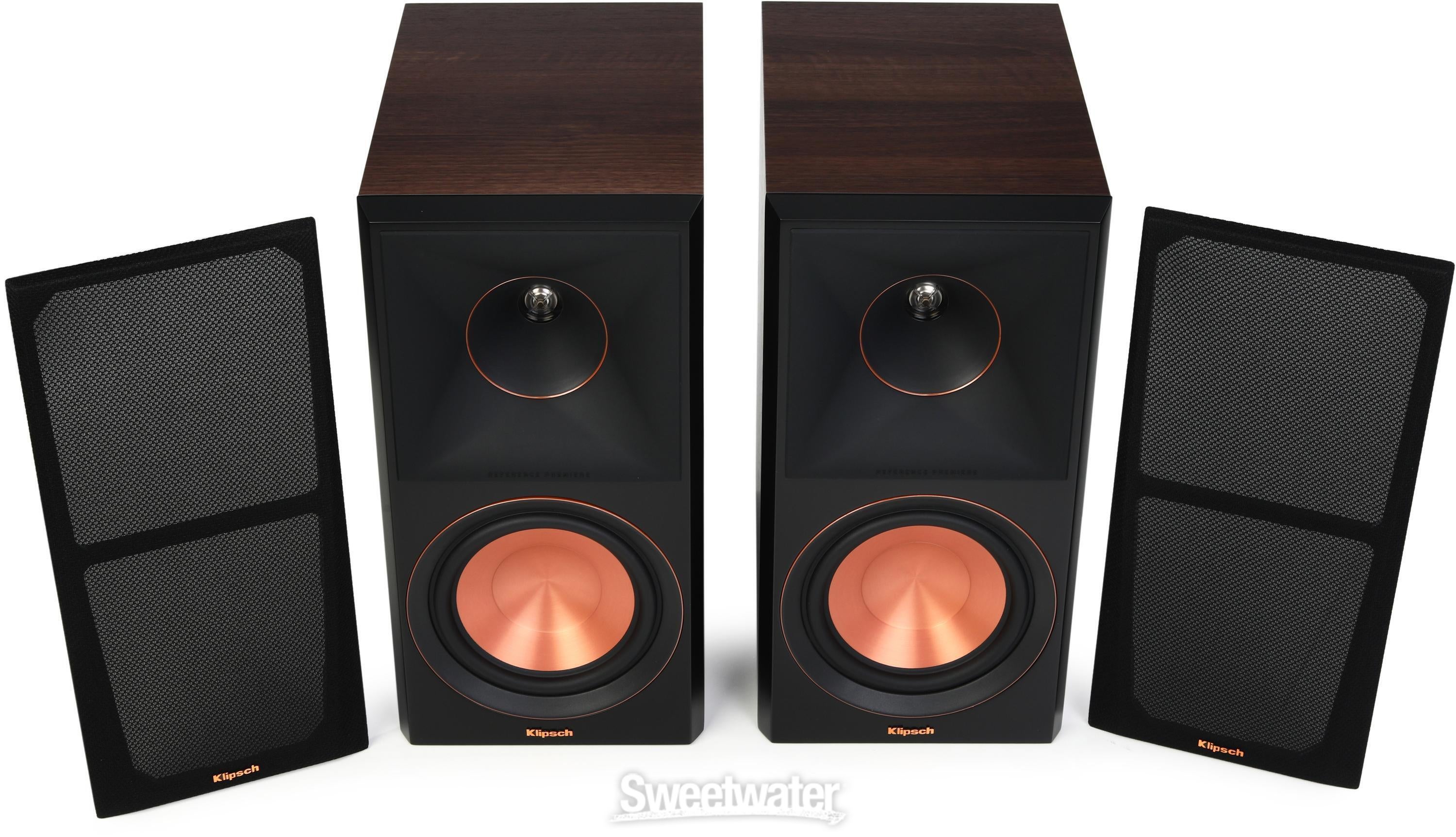 Klipsch RP-600M II Passive Bookshelf Speaker Pair - Walnut