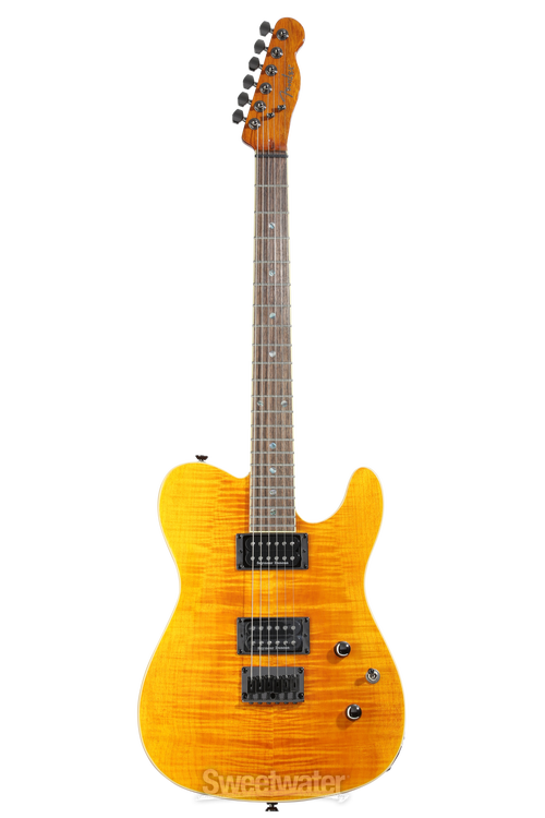 Fender Custom Telecaster FMT HH アンバー Fender Special Edition Custom Telecaster FMT HH - Amber | Sweetwater