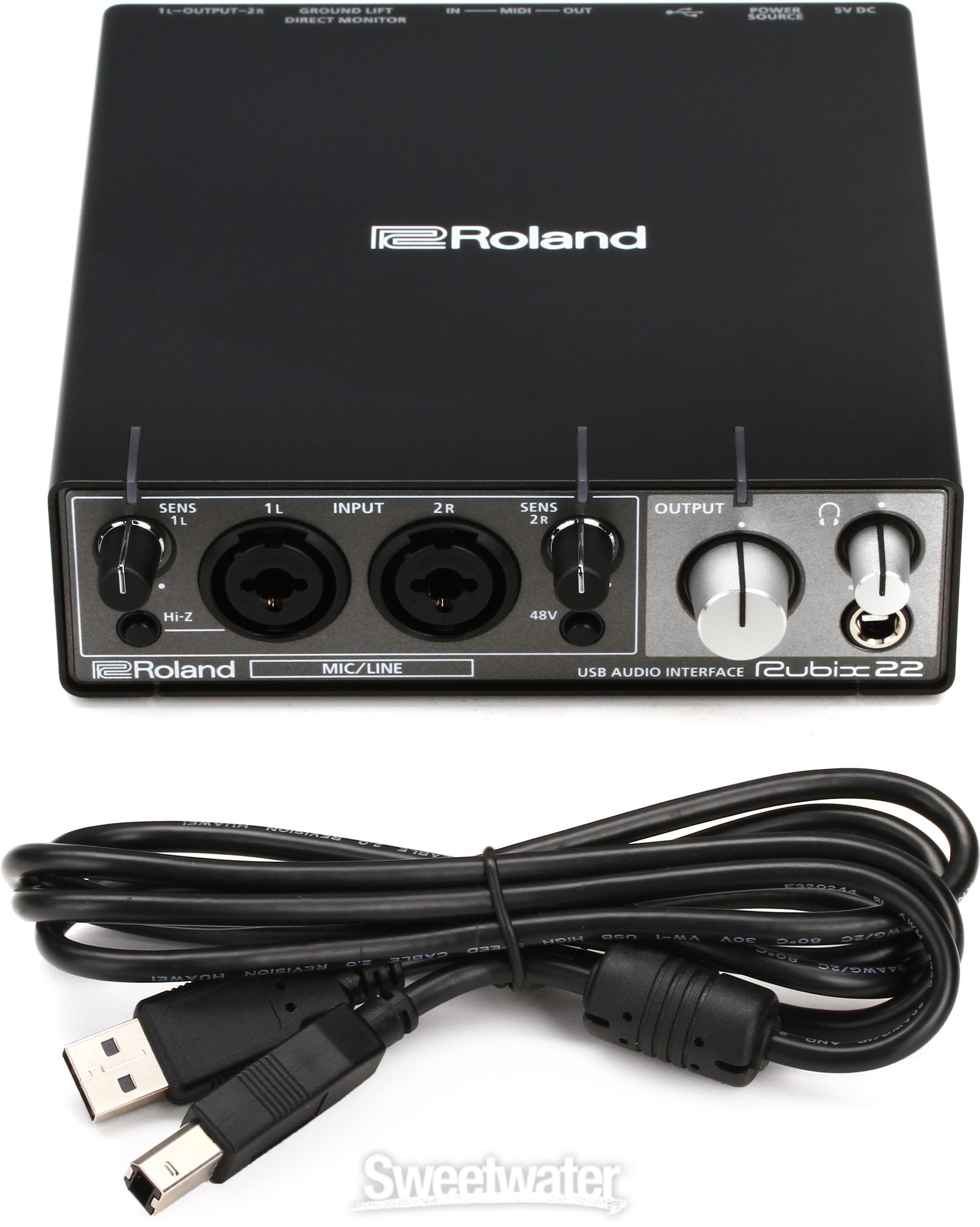 Roland Rubix 22 USB Audio Interface Reviews | Sweetwater