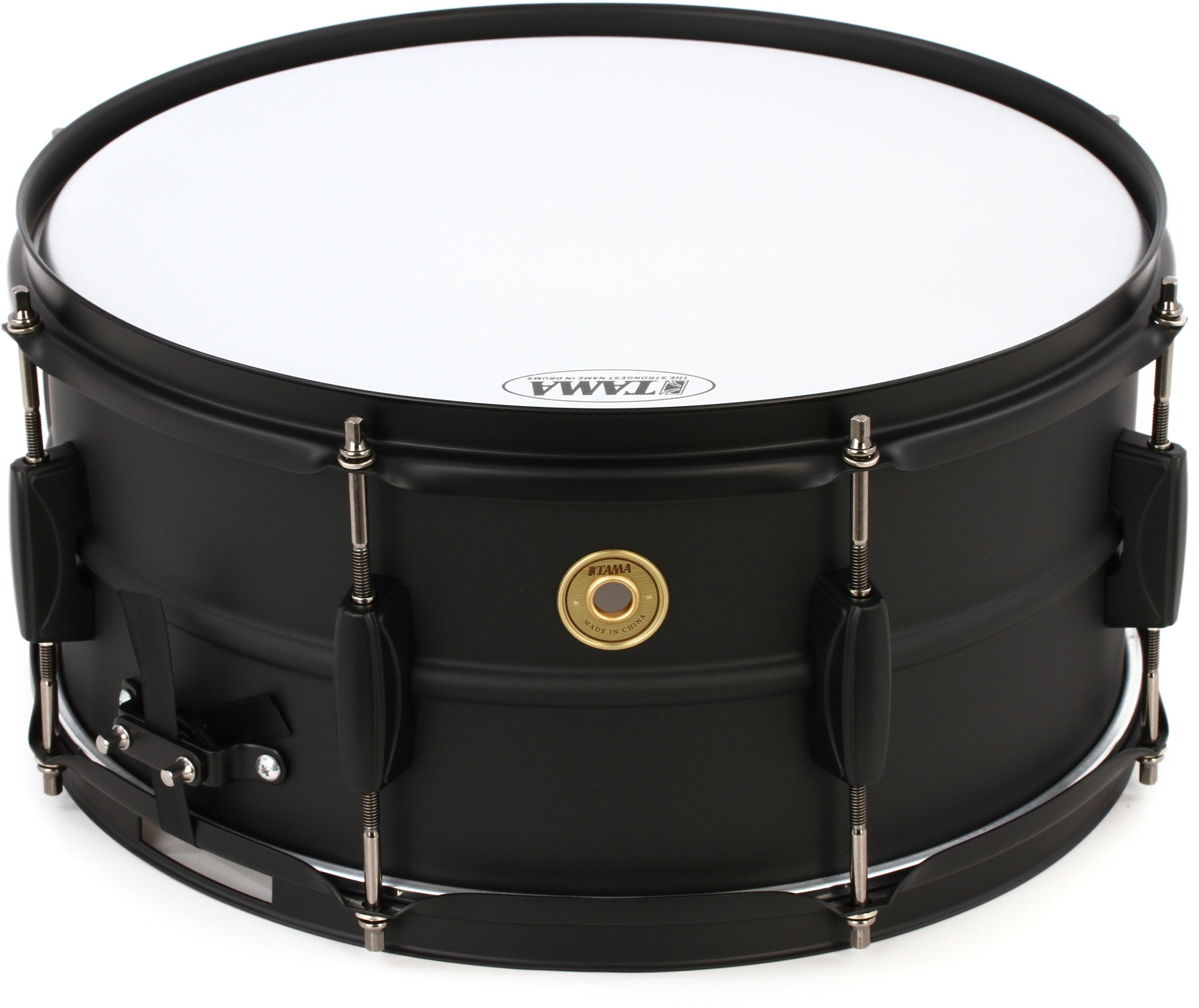 Omega Music  TAMA Metalworks Black Steel Caisse Claire 14x5.5