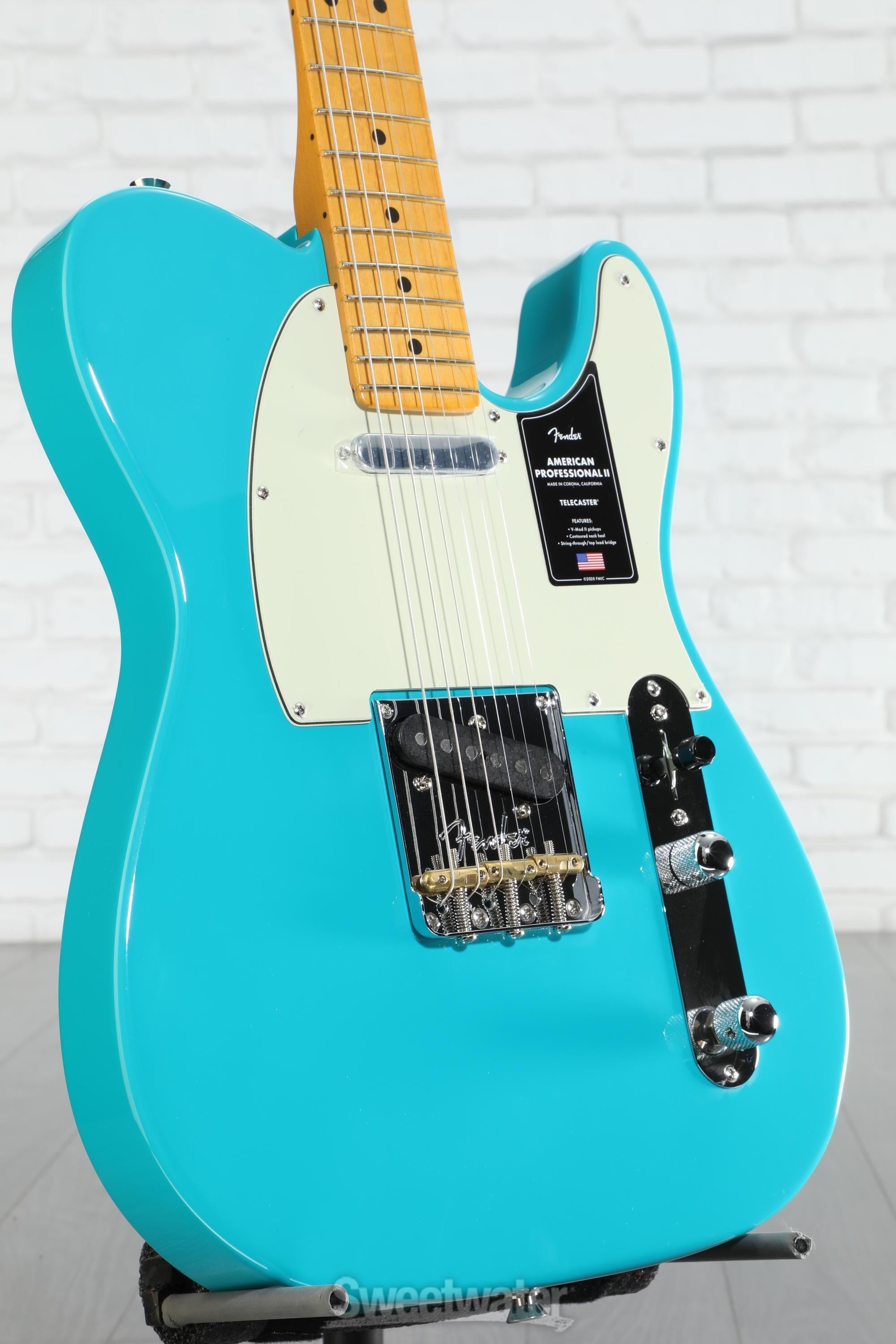 Fender American Professional II Telecaster - Miami Blue with Maple