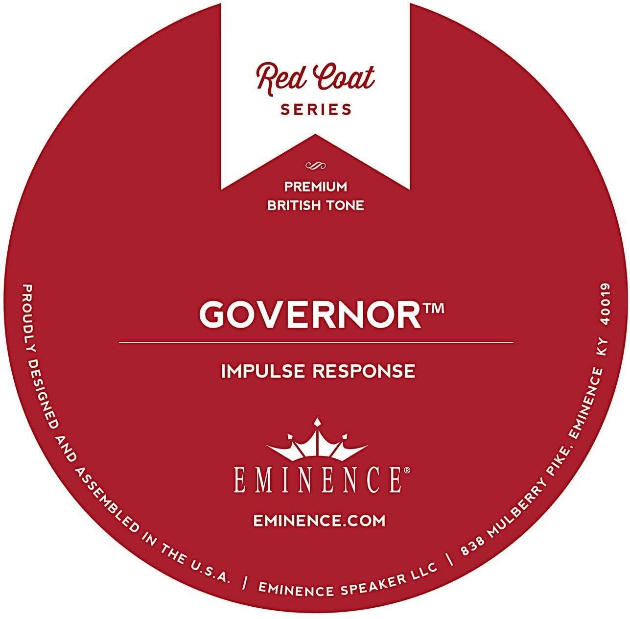 Eminence Governor Speaker Impulse Response | Sweetwater