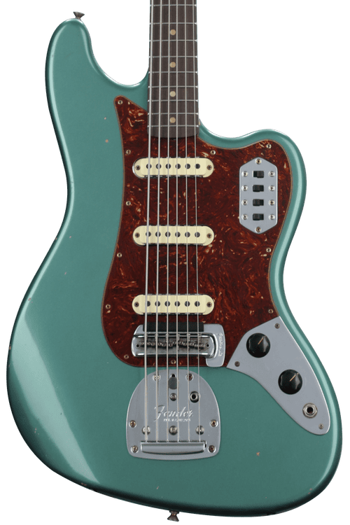 Fender Custom Shop Bass VI Journeyman Relic - Aged Sherwood Green